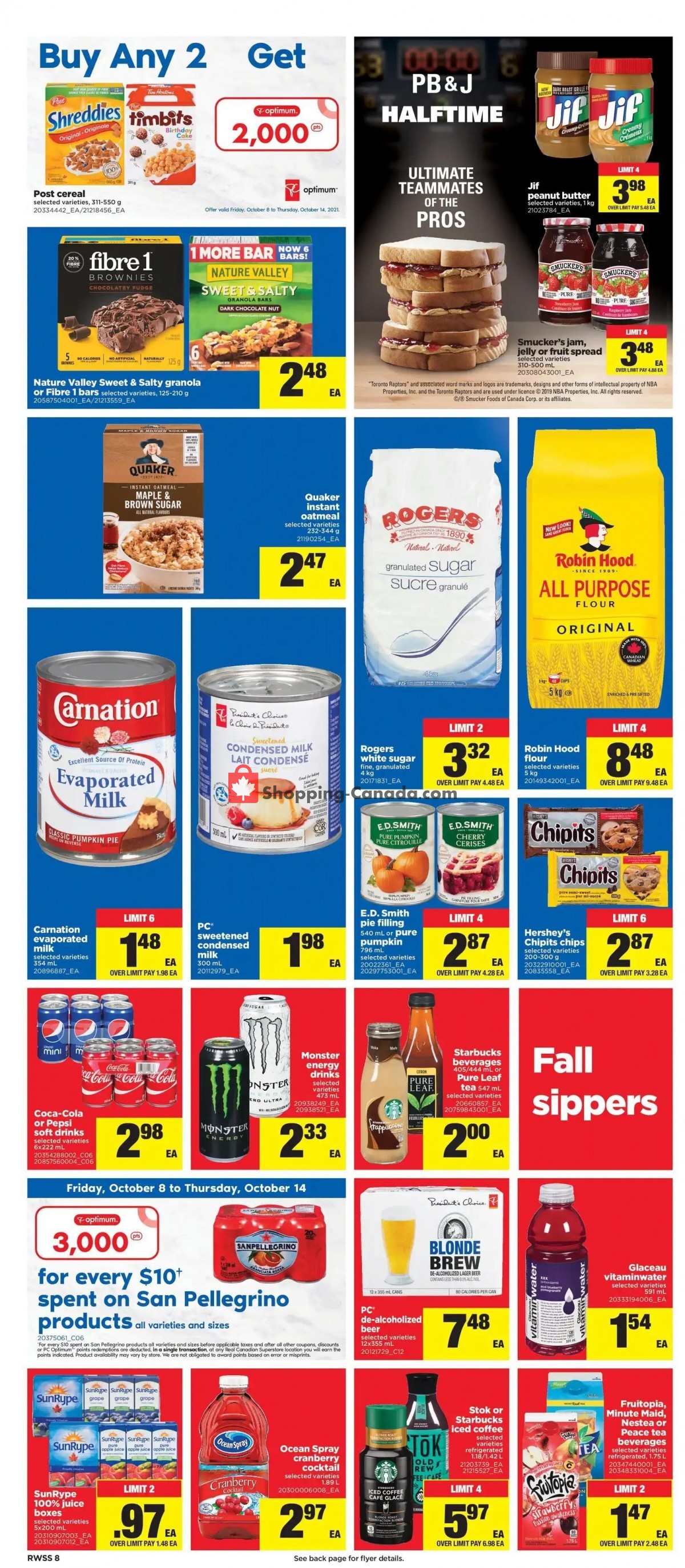 Real Canadian Superstore flyer from Friday October 8, 2021 to Thursday October 14, 2021 - page 8