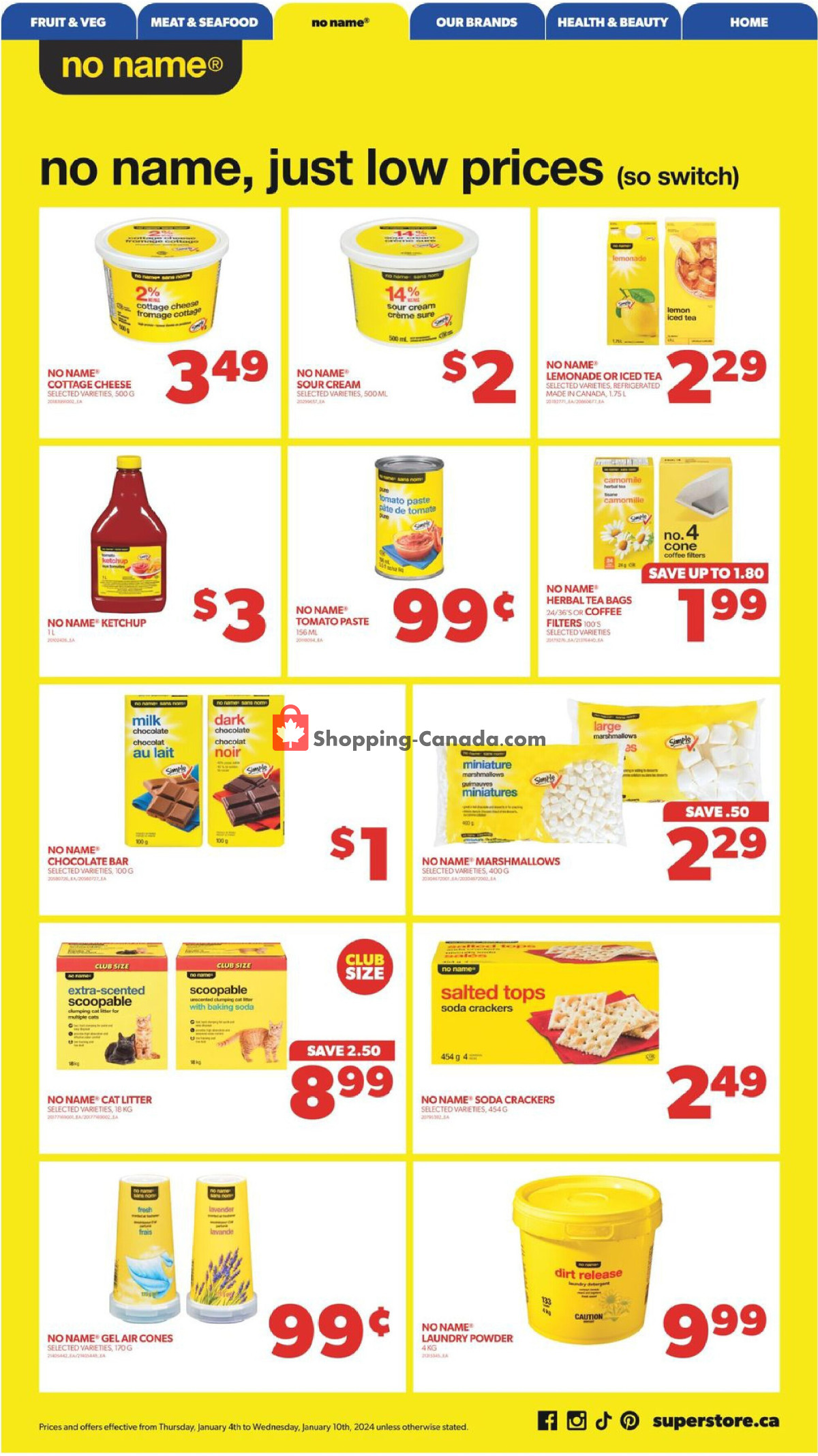 Real Canadian Superstore flyer from Thursday January 4, 2024 to Wednesday January 10, 2024 - page 10