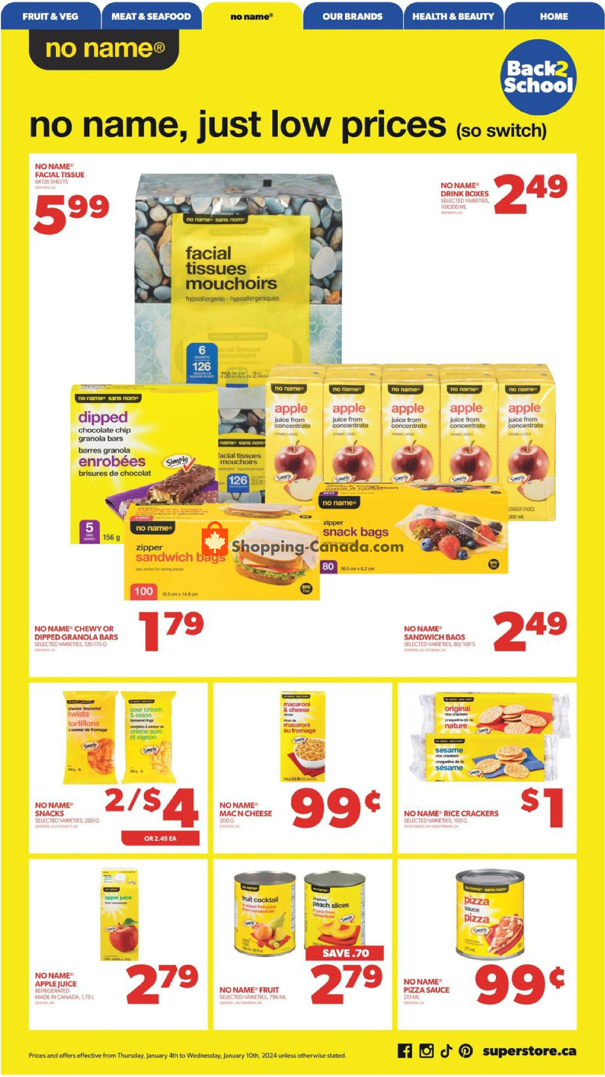 Real Canadian Superstore flyer from Thursday January 4, 2024 to Wednesday January 10, 2024 - page 11