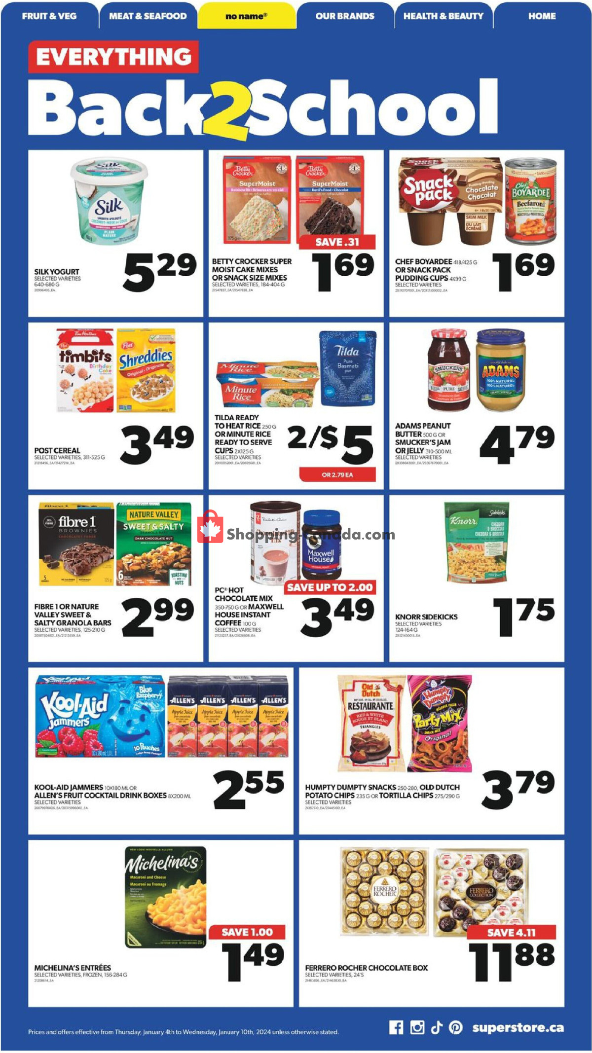 Real Canadian Superstore flyer from Thursday January 4, 2024 to Wednesday January 10, 2024 - page 14