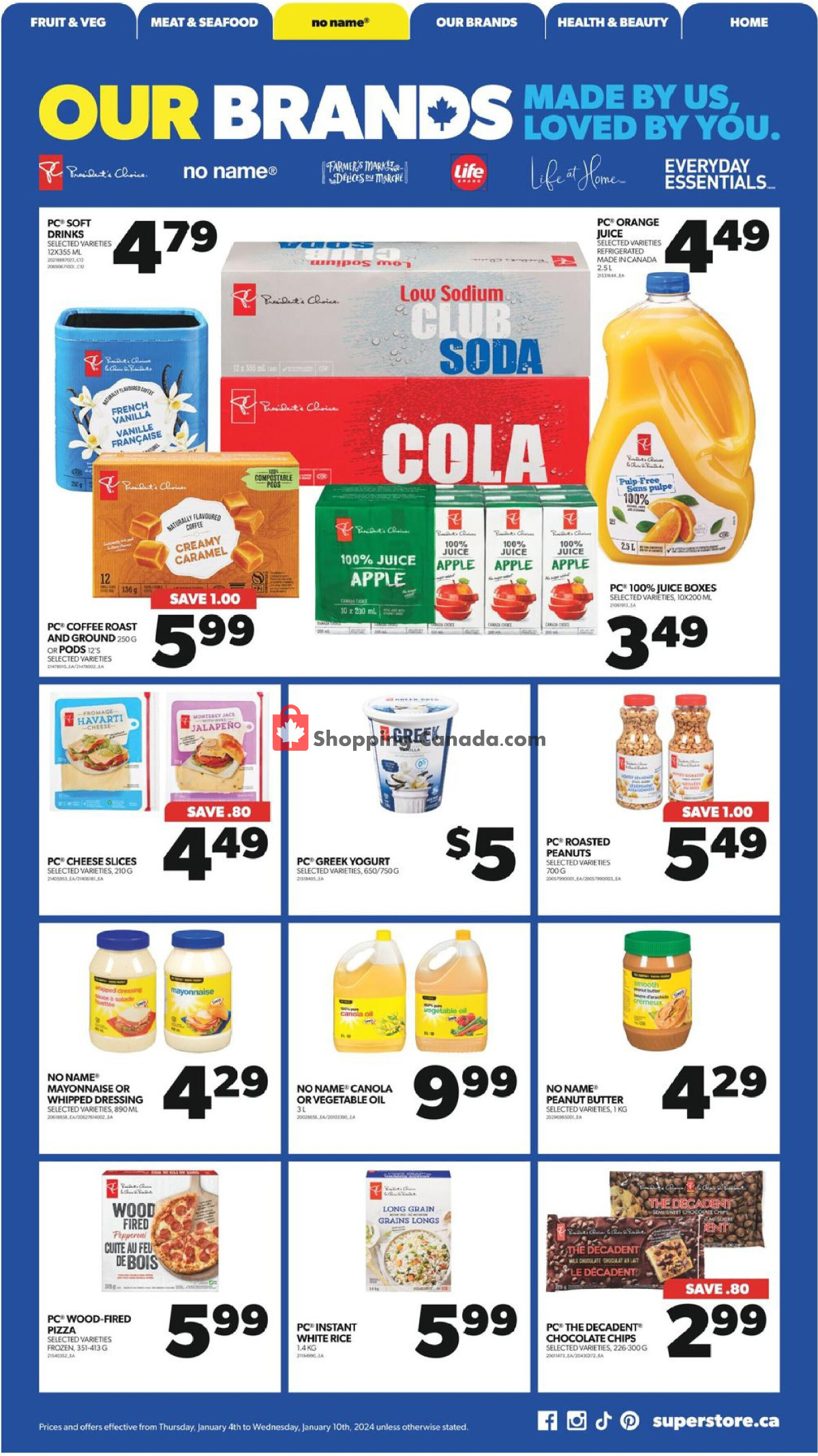 Real Canadian Superstore flyer from Thursday January 4, 2024 to Wednesday January 10, 2024 - page 17