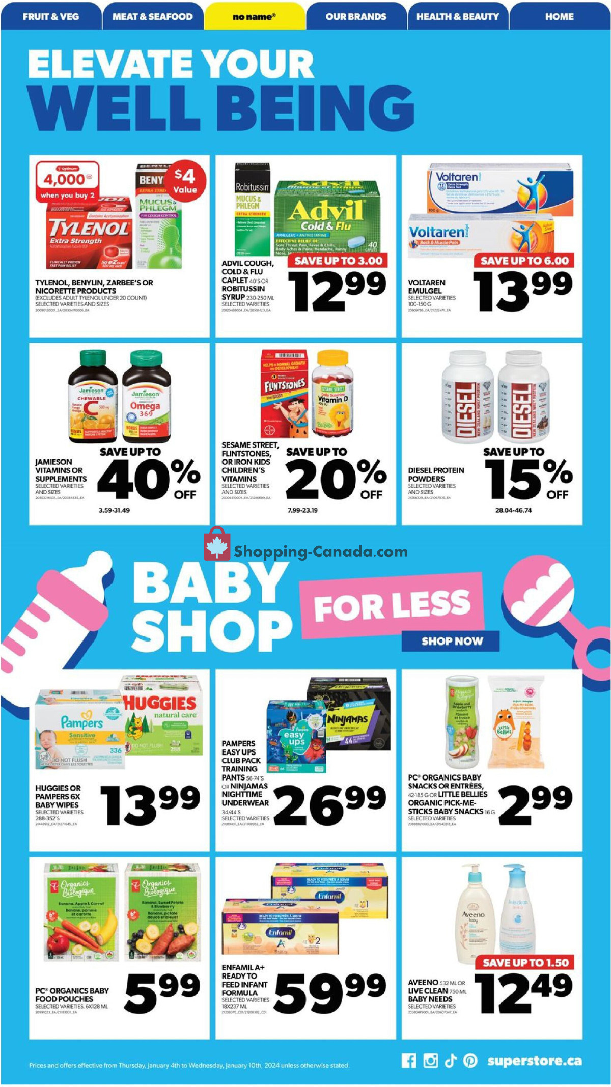 Real Canadian Superstore flyer from Thursday January 4, 2024 to Wednesday January 10, 2024 - page 20