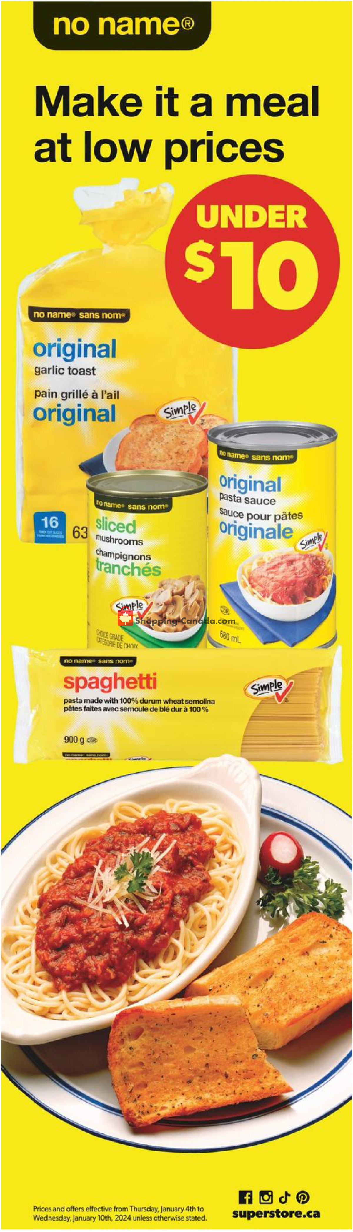 Real Canadian Superstore flyer from Thursday January 4, 2024 to Wednesday January 10, 2024 - page 3
