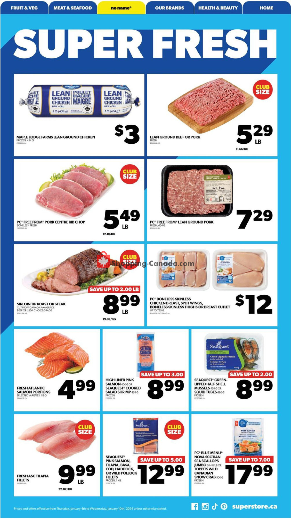 Real Canadian Superstore flyer from Thursday January 4, 2024 to Wednesday January 10, 2024 - page 5