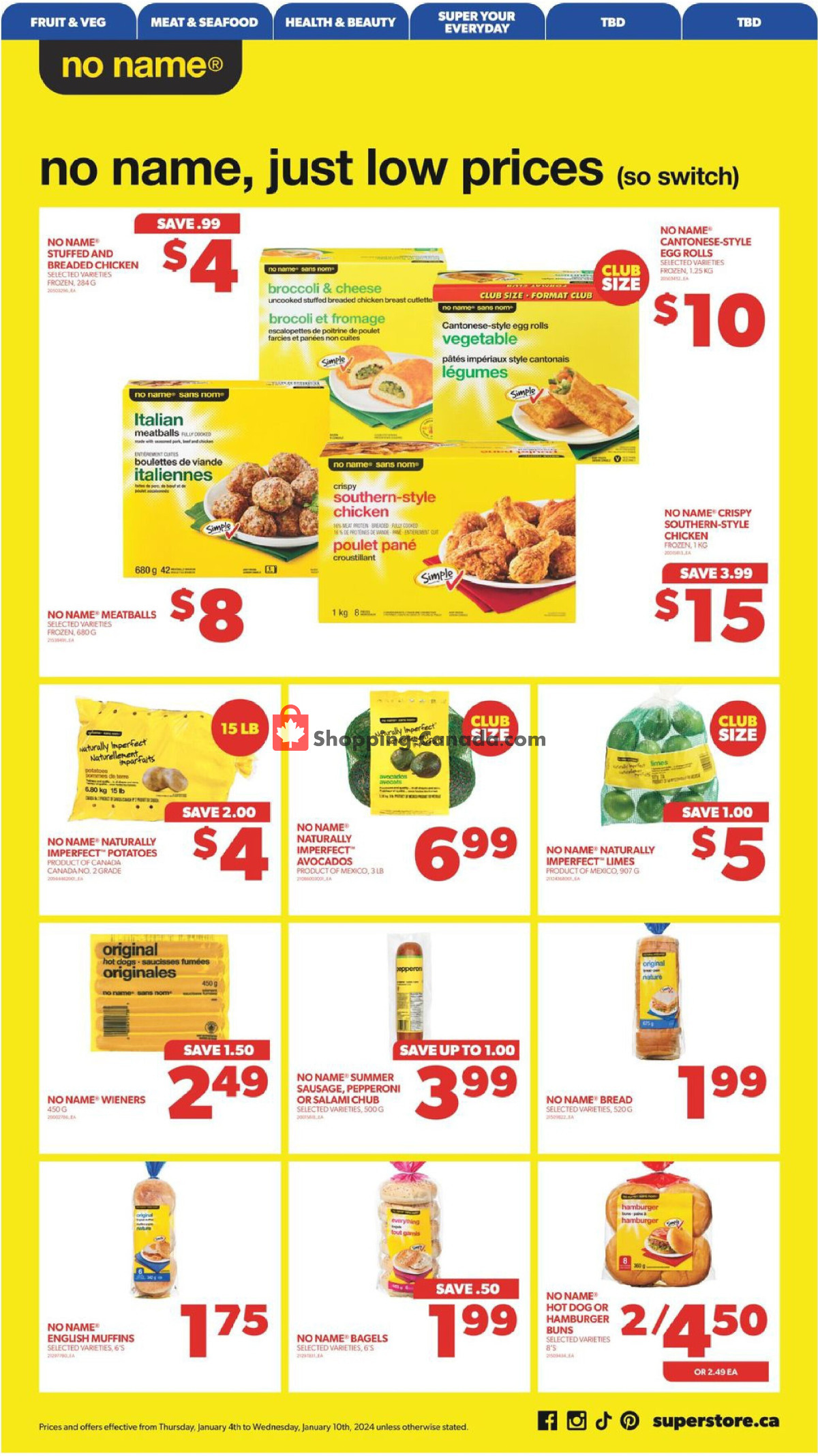 Real Canadian Superstore flyer from Thursday January 4, 2024 to Wednesday January 10, 2024 - page 8
