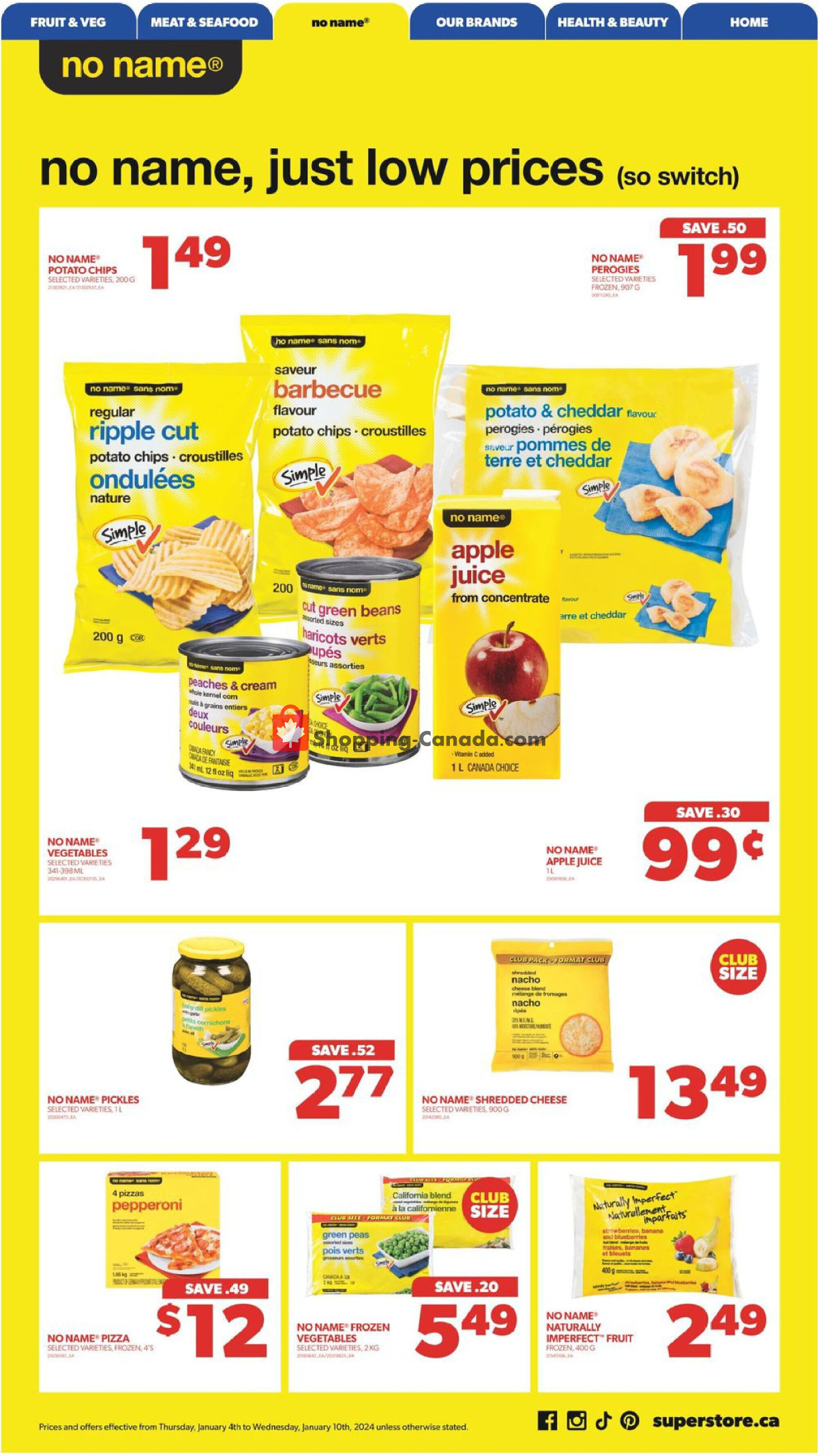 Real Canadian Superstore flyer from Thursday January 4, 2024 to Wednesday January 10, 2024 - page 9