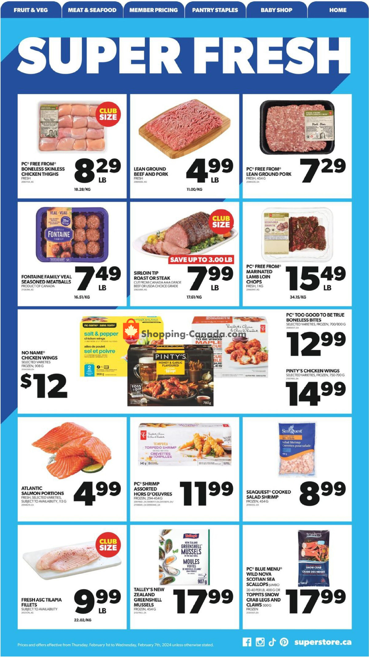 Real Canadian Superstore flyer from Thursday February 1, 2024 to Wednesday February 7, 2024 - page 11