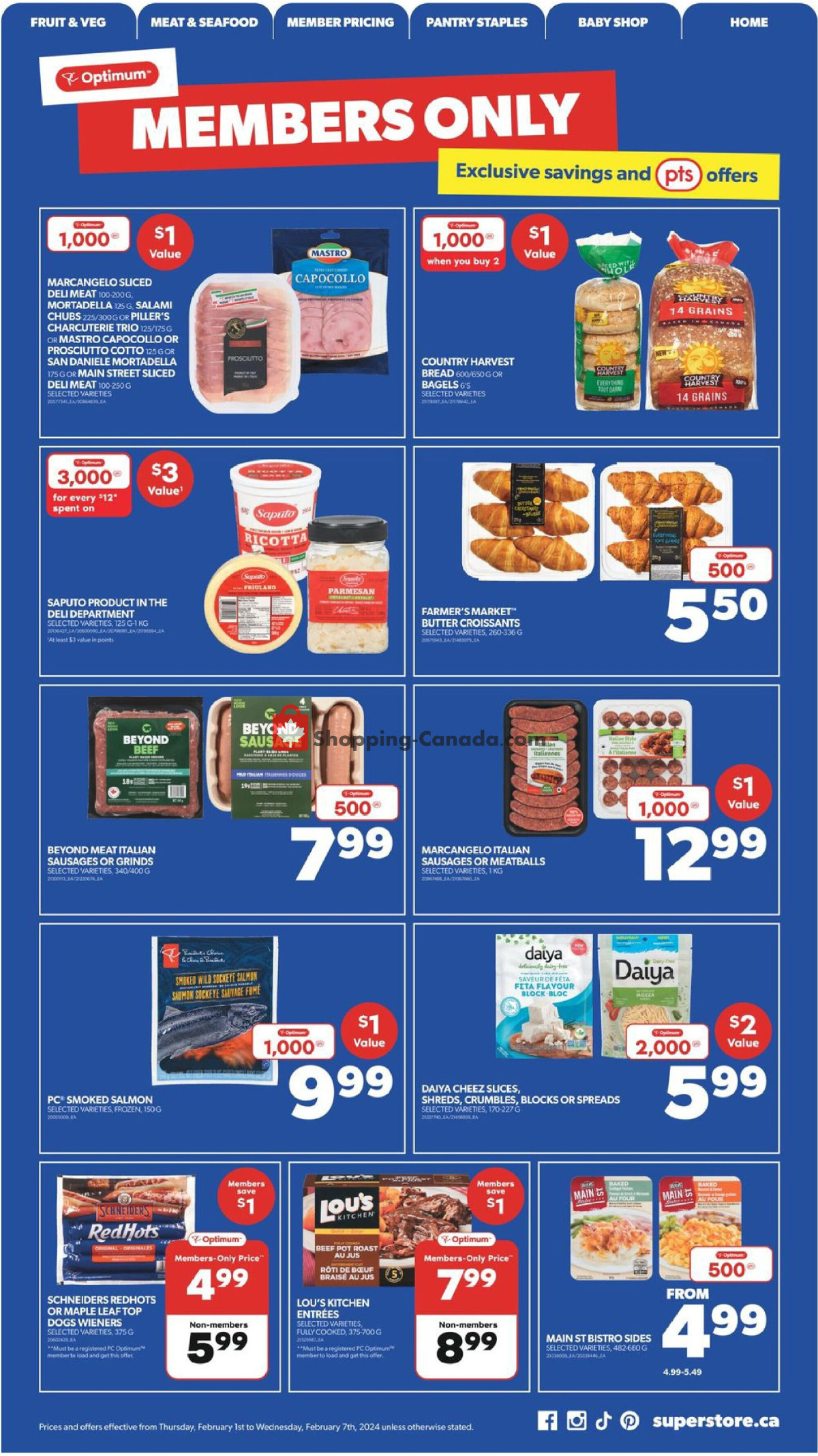 Real Canadian Superstore flyer from Thursday February 1, 2024 to Wednesday February 7, 2024 - page 7