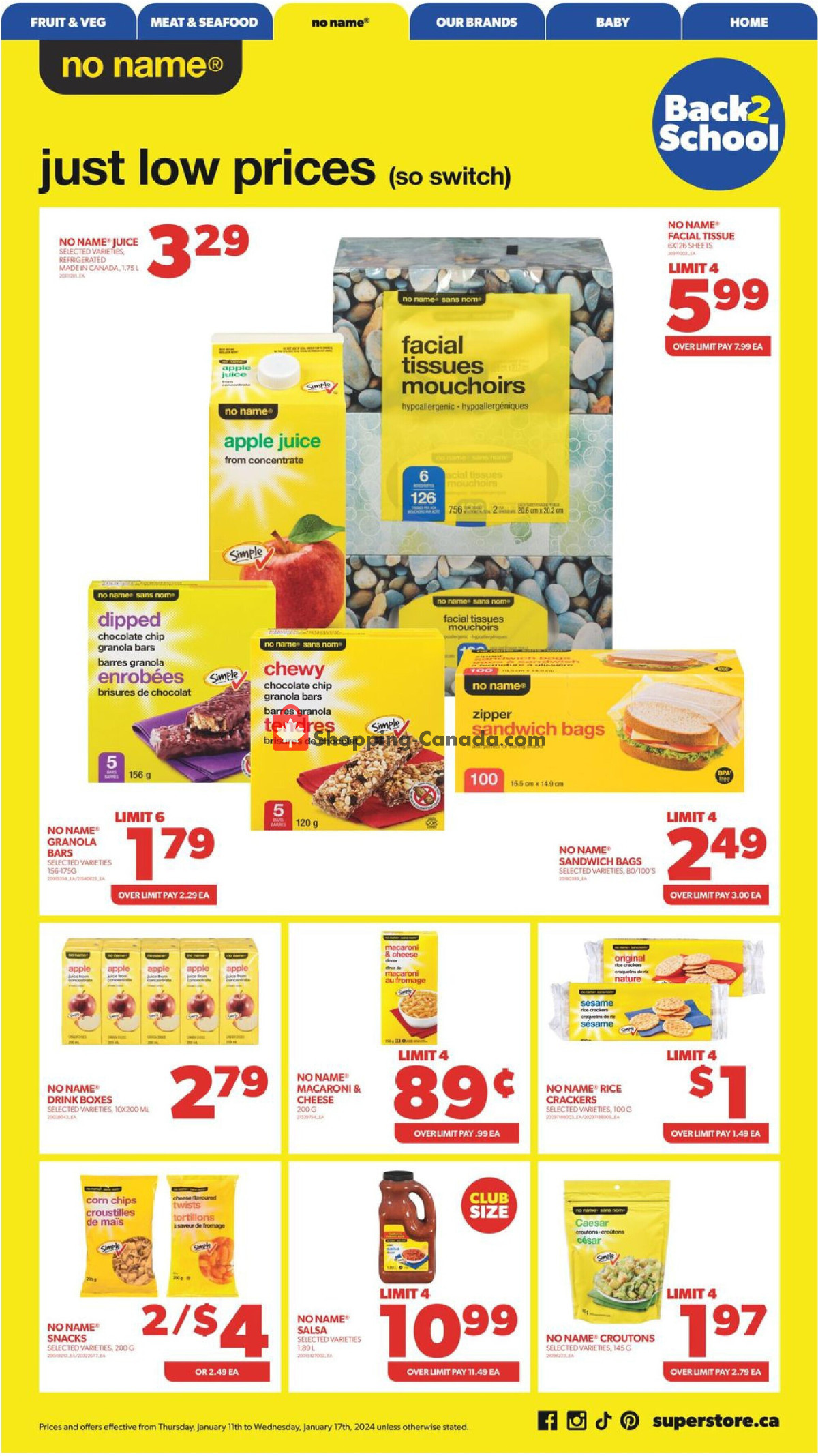 Real Canadian Superstore flyer from Thursday January 11, 2024 to Wednesday January 17, 2024 - page 10