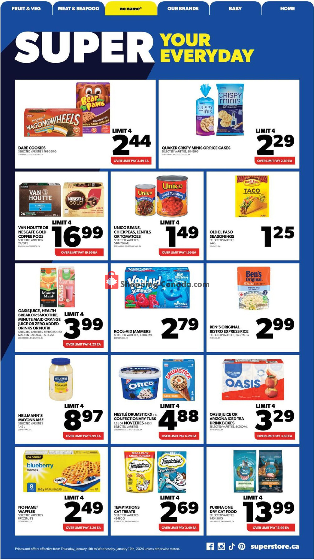 Real Canadian Superstore flyer from Thursday January 11, 2024 to Wednesday January 17, 2024 - page 13