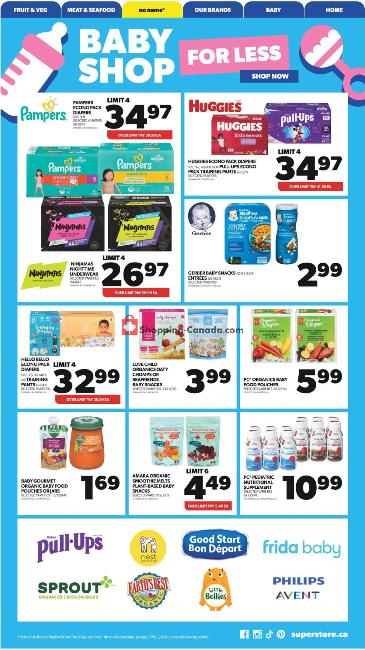 Real Canadian Superstore flyer from Thursday January 11, 2024 to Wednesday January 17, 2024 - page 17