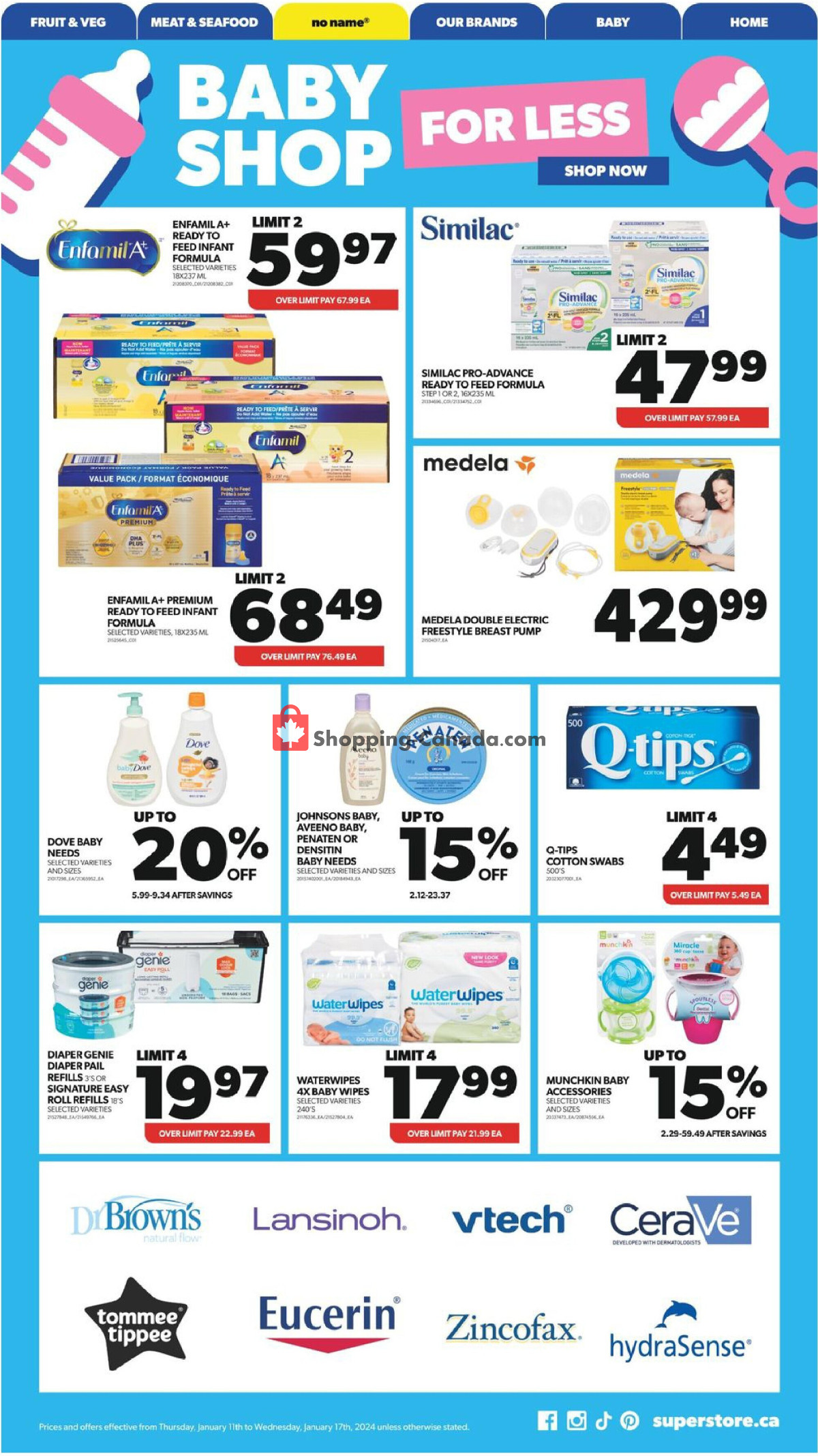 Real Canadian Superstore flyer from Thursday January 11, 2024 to Wednesday January 17, 2024 - page 18