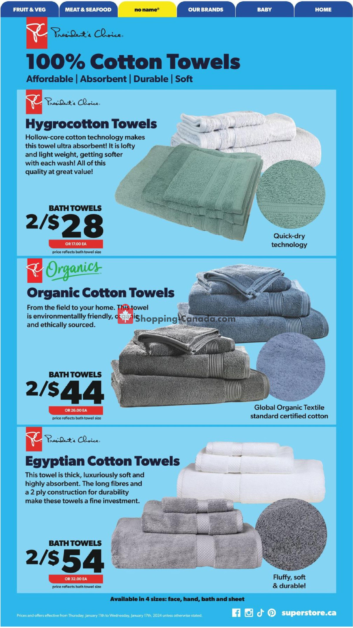 Real Canadian Superstore flyer from Thursday January 11, 2024 to Wednesday January 17, 2024 - page 22