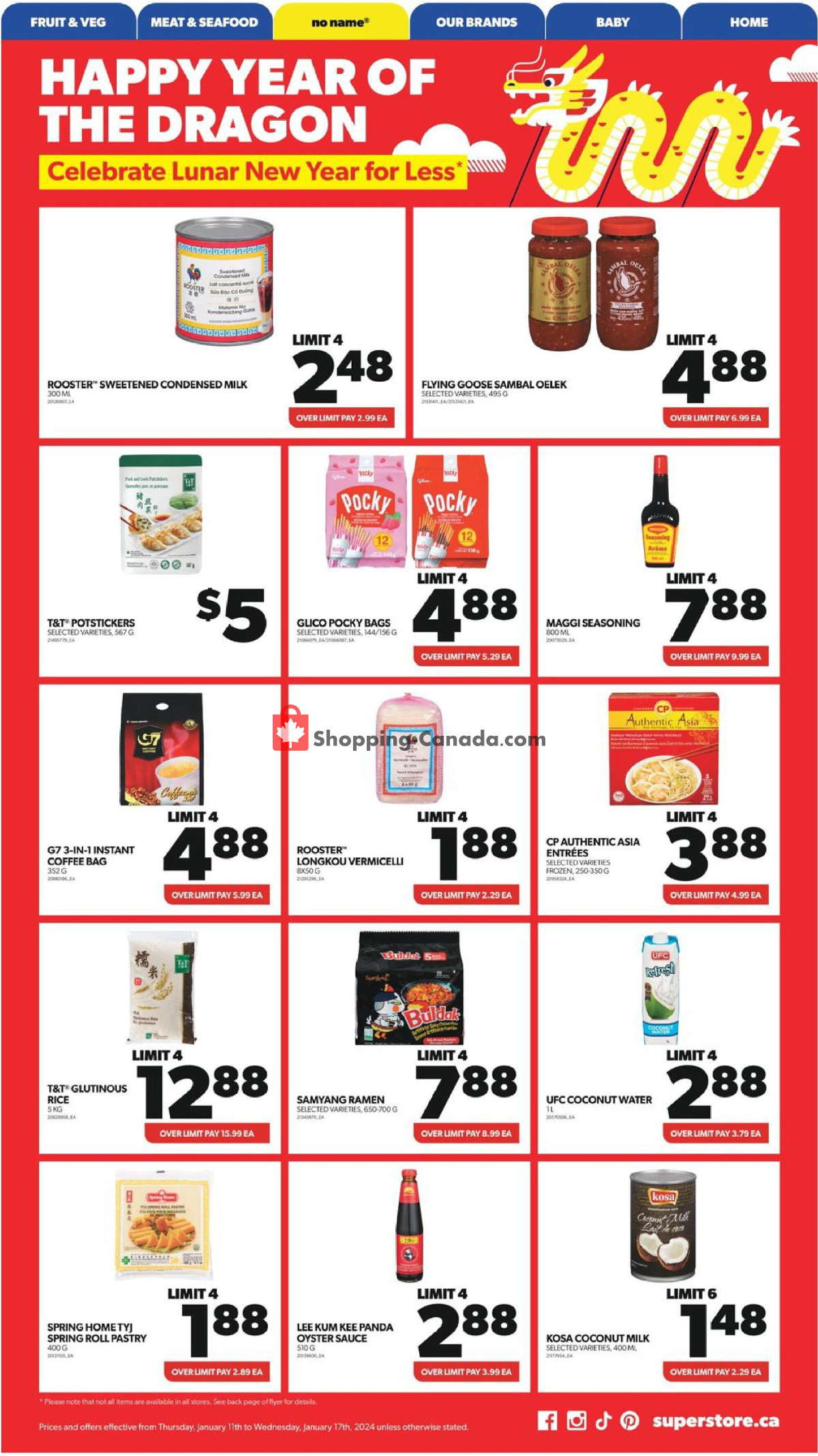 Real Canadian Superstore flyer from Thursday January 11, 2024 to Wednesday January 17, 2024 - page 24