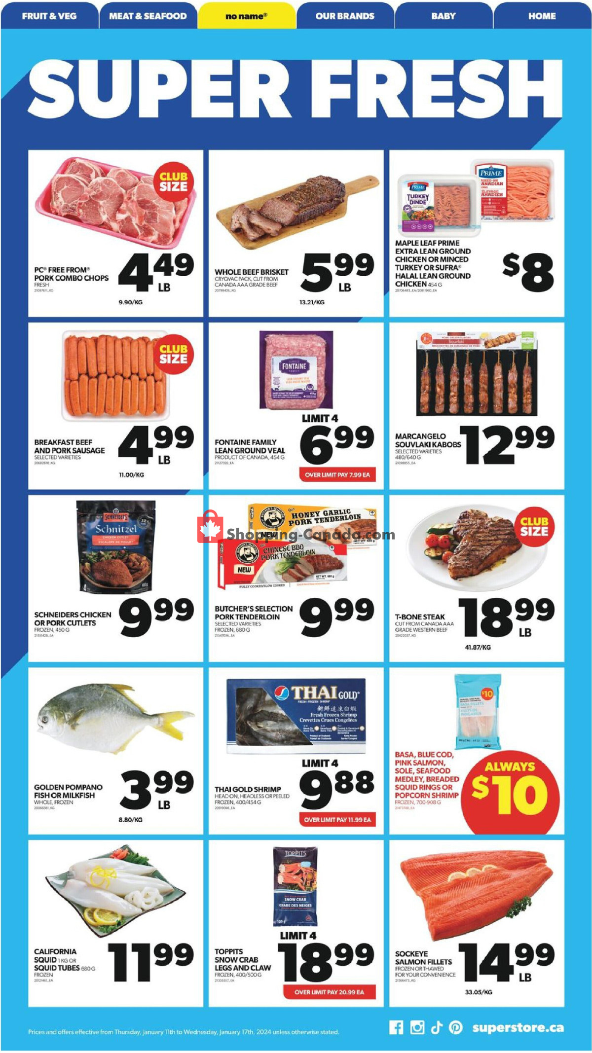 Real Canadian Superstore flyer from Thursday January 11, 2024 to Wednesday January 17, 2024 - page 5