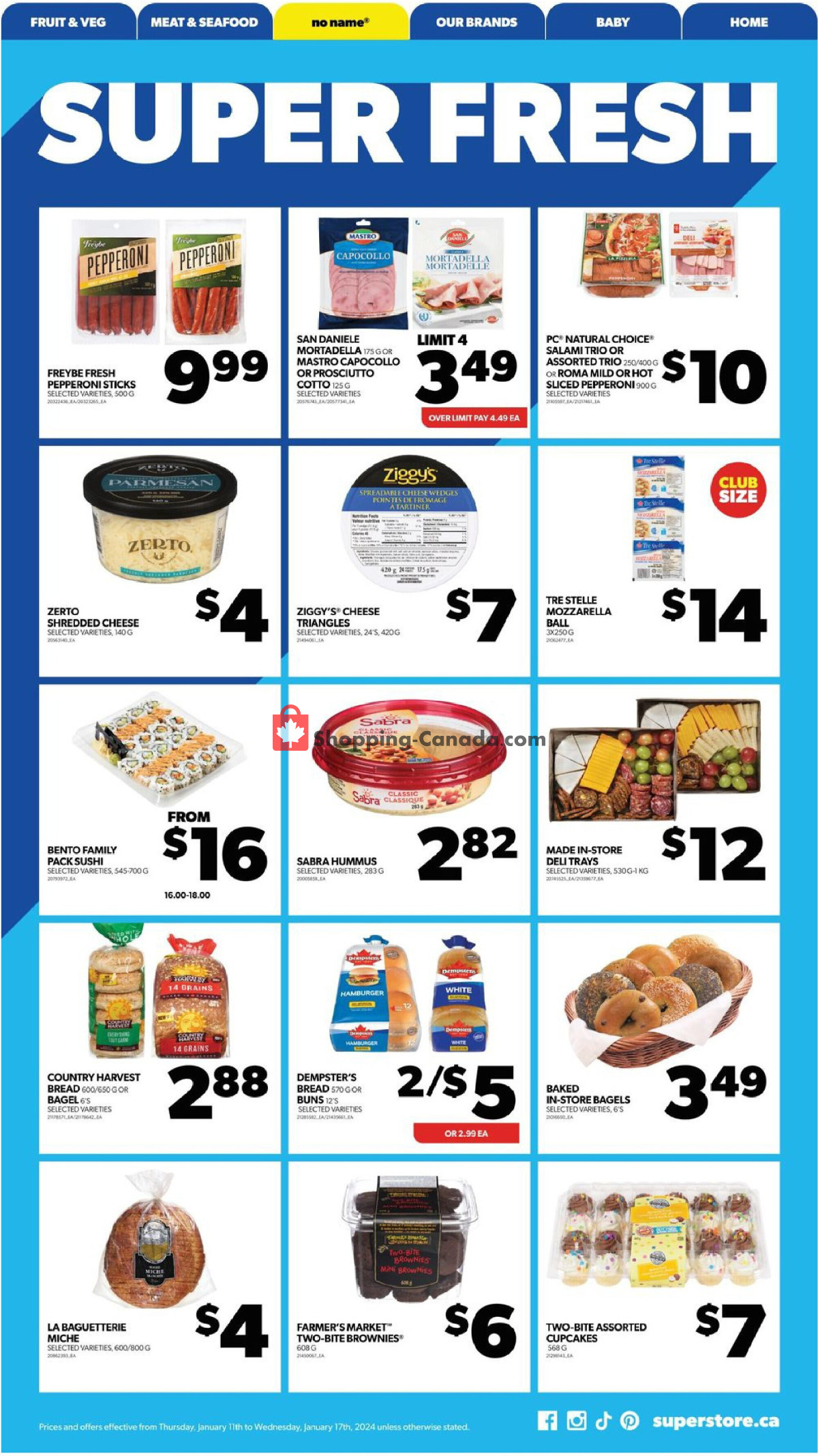 Real Canadian Superstore flyer from Thursday January 11, 2024 to Wednesday January 17, 2024 - page 6