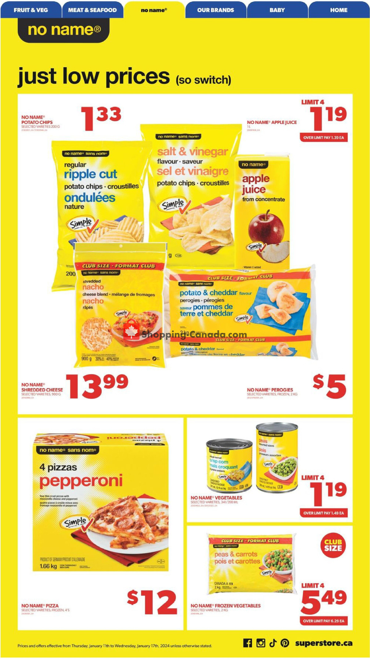 Real Canadian Superstore flyer from Thursday January 11, 2024 to Wednesday January 17, 2024 - page 8