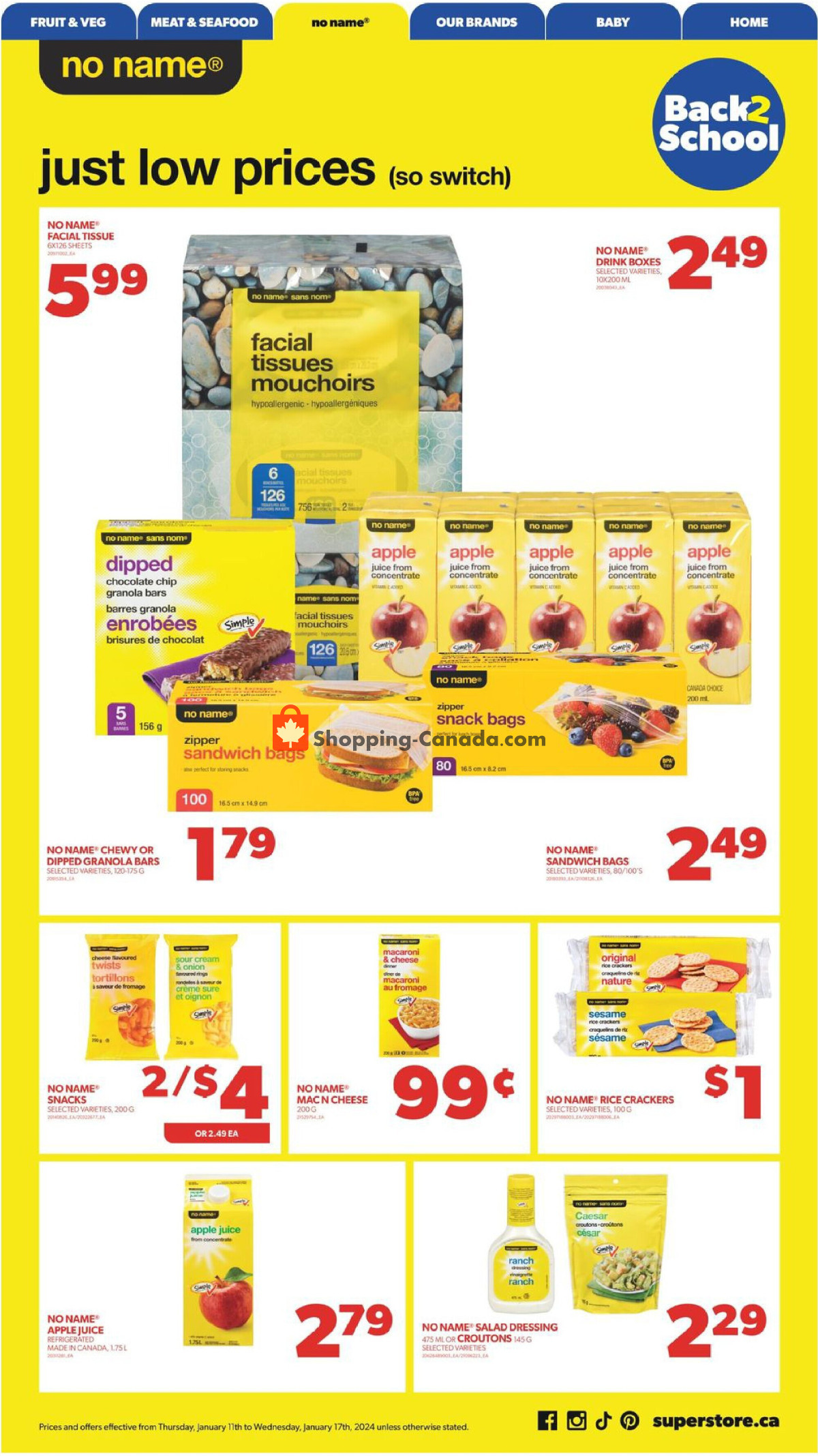 Real Canadian Superstore flyer from Thursday January 11, 2024 to Wednesday January 17, 2024 - page 10
