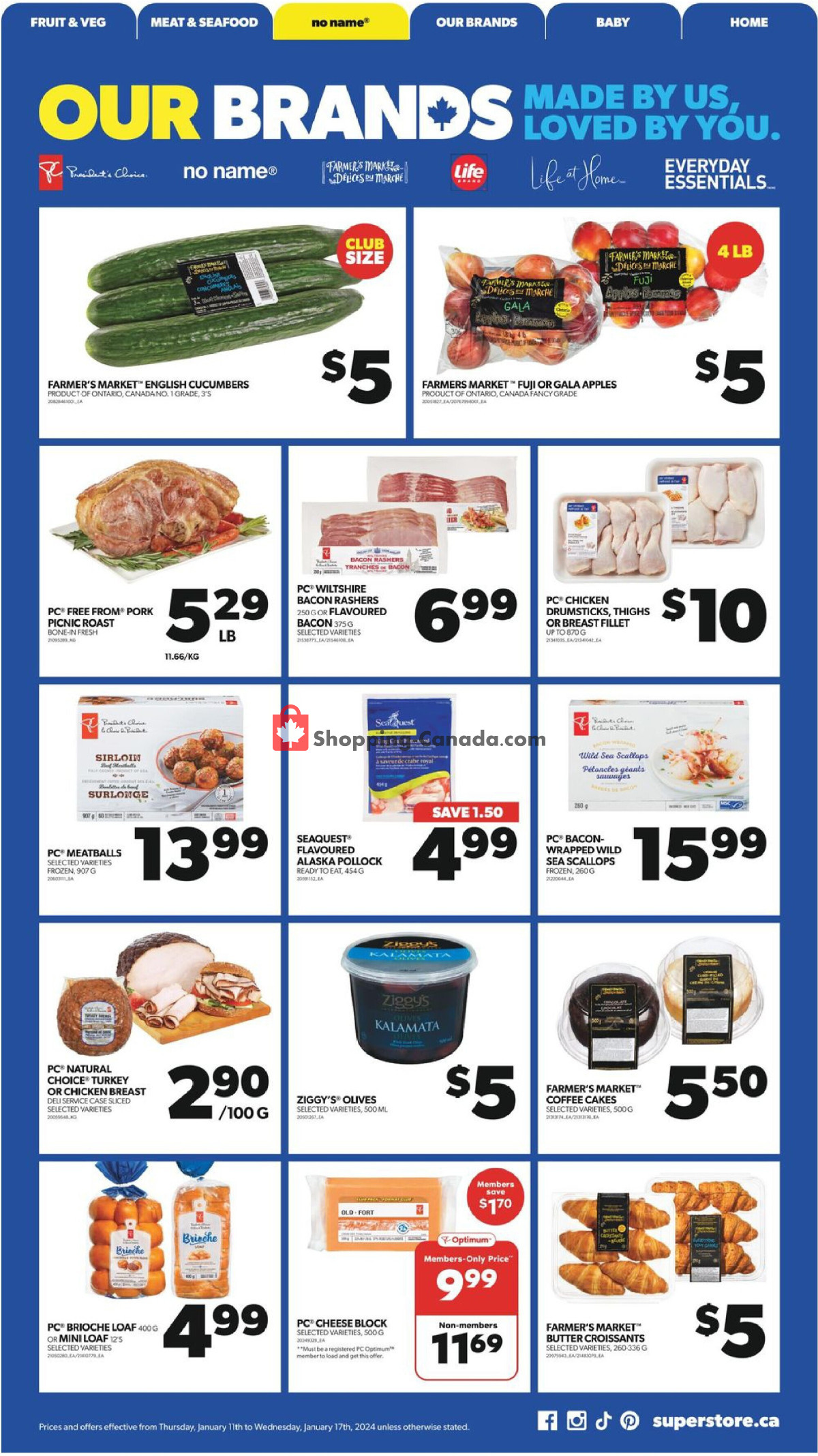 Real Canadian Superstore flyer from Thursday January 11, 2024 to Wednesday January 17, 2024 - page 11