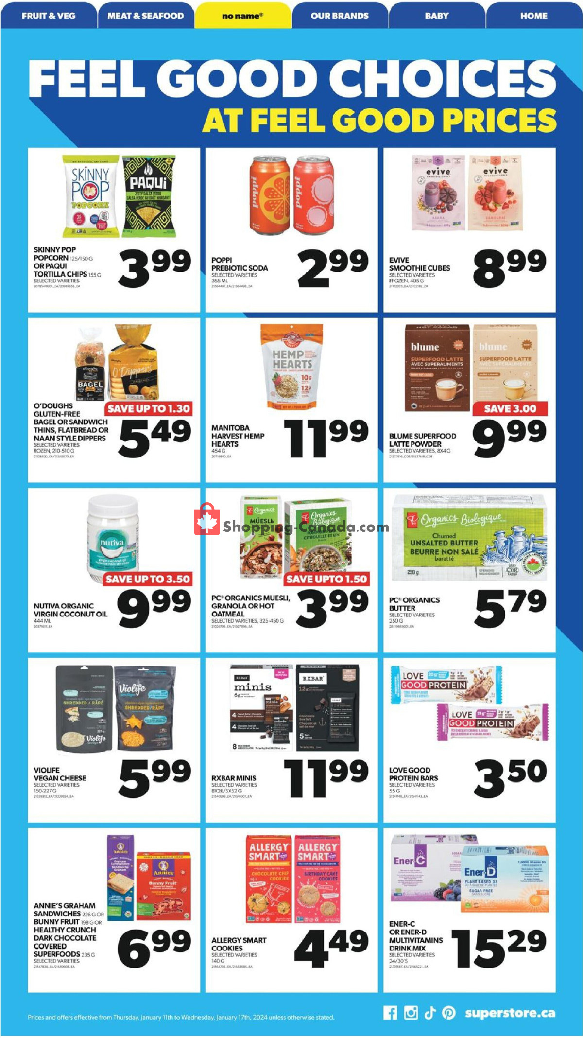Real Canadian Superstore flyer from Thursday January 11, 2024 to Wednesday January 17, 2024 - page 16