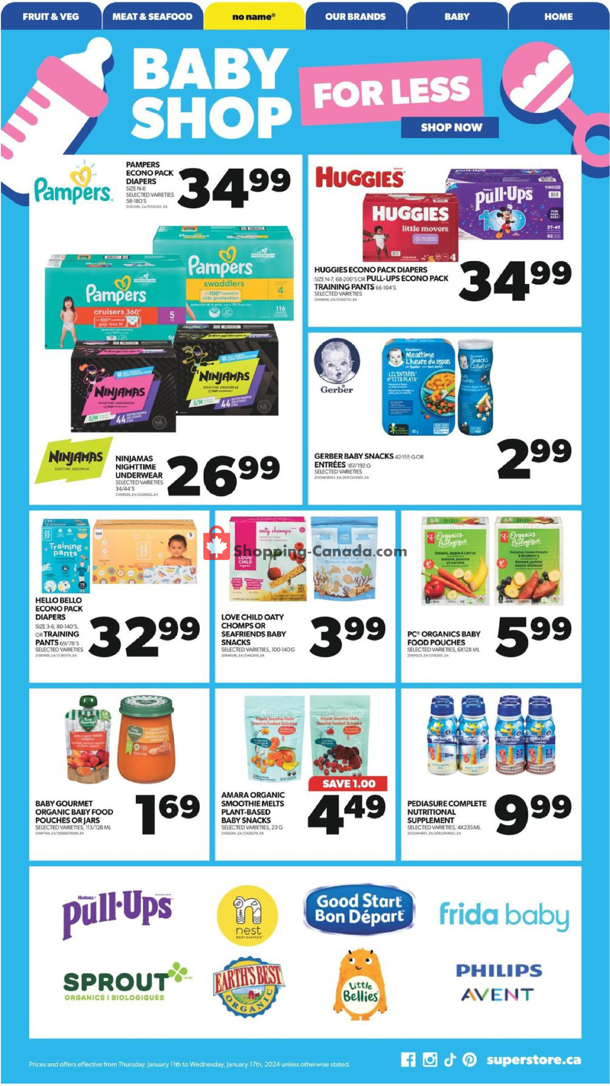Real Canadian Superstore flyer from Thursday January 11, 2024 to Wednesday January 17, 2024 - page 17