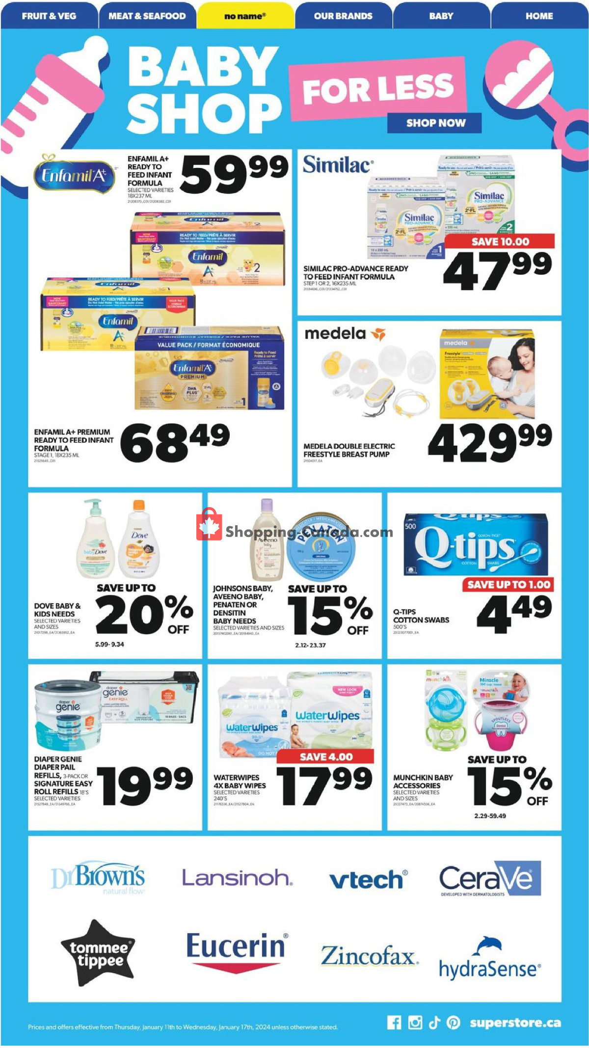 Real Canadian Superstore flyer from Thursday January 11, 2024 to Wednesday January 17, 2024 - page 18