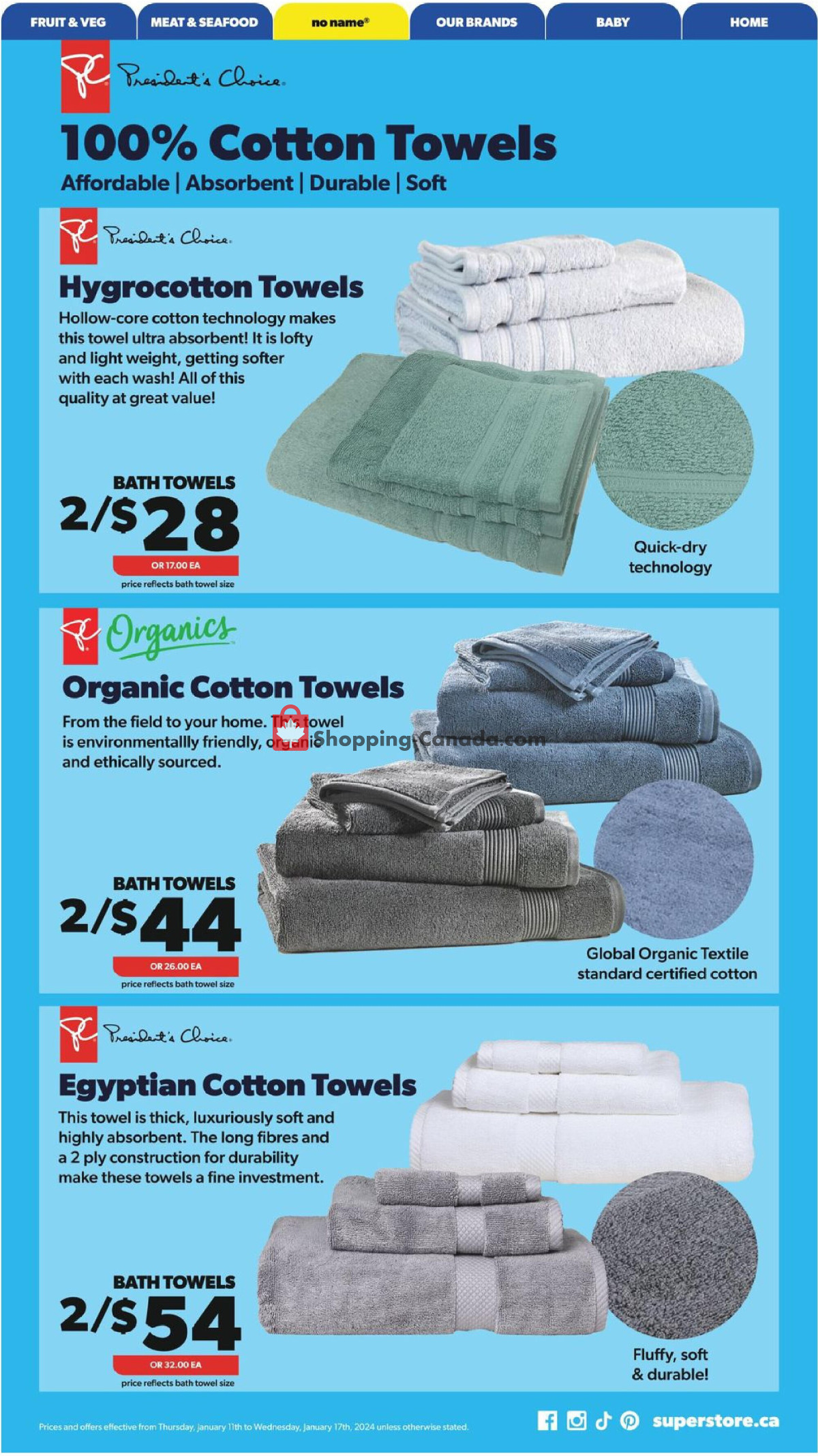Real Canadian Superstore flyer from Thursday January 11, 2024 to Wednesday January 17, 2024 - page 22