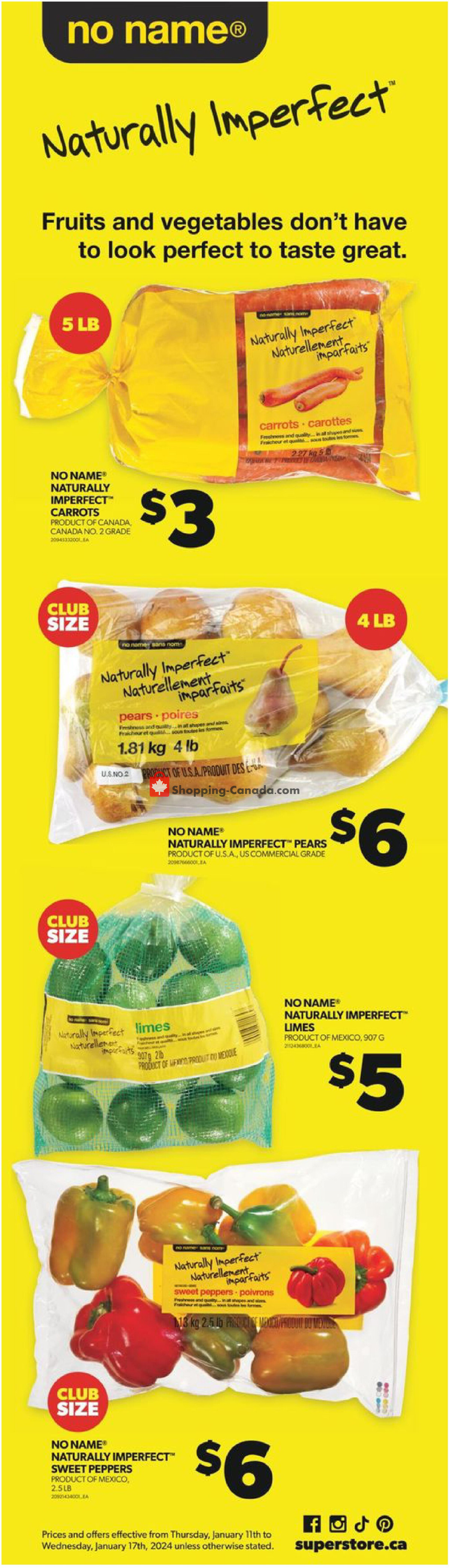 Real Canadian Superstore flyer from Thursday January 11, 2024 to Wednesday January 17, 2024 - page 3