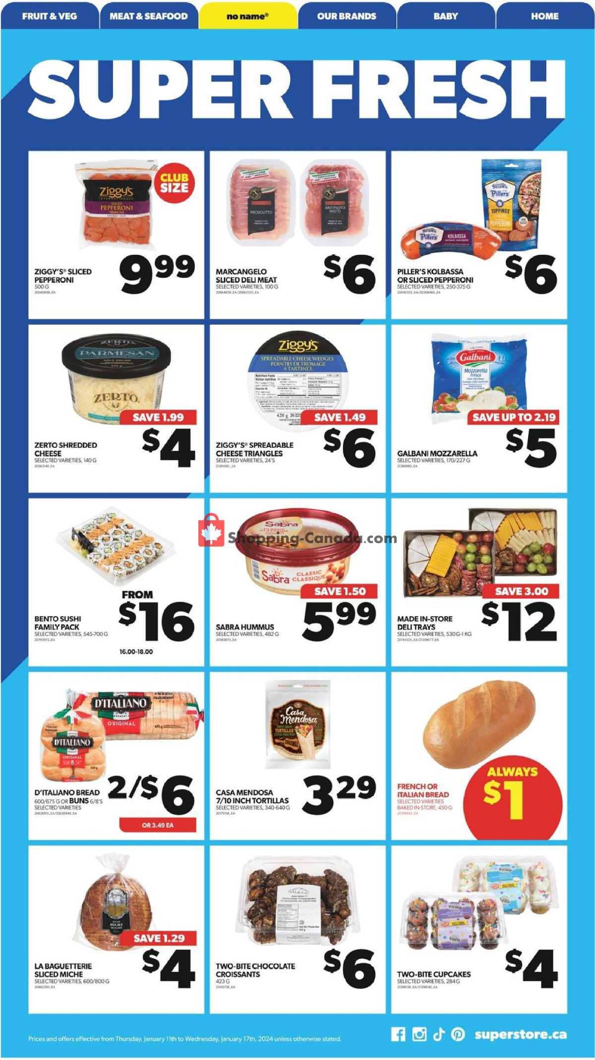 Real Canadian Superstore flyer from Thursday January 11, 2024 to Wednesday January 17, 2024 - page 6