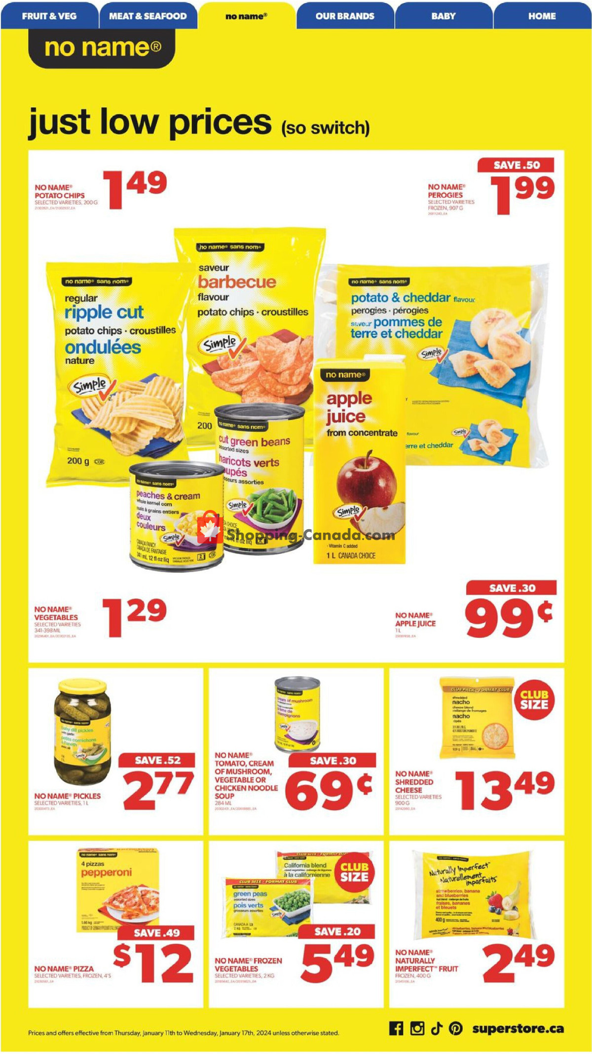 Real Canadian Superstore flyer from Thursday January 11, 2024 to Wednesday January 17, 2024 - page 8