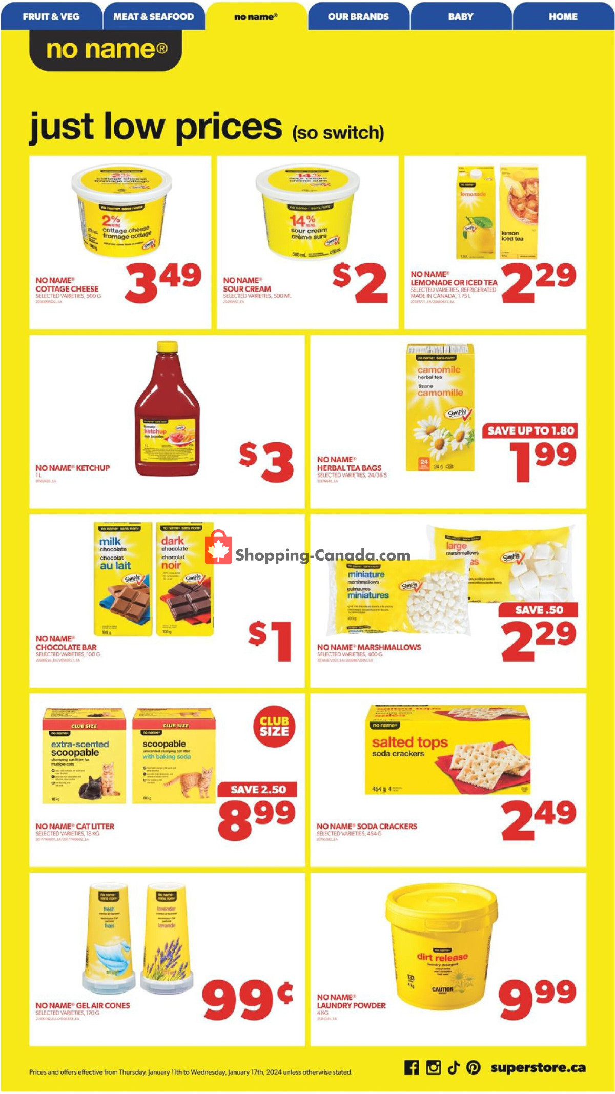 Real Canadian Superstore flyer from Thursday January 11, 2024 to Wednesday January 17, 2024 - page 9