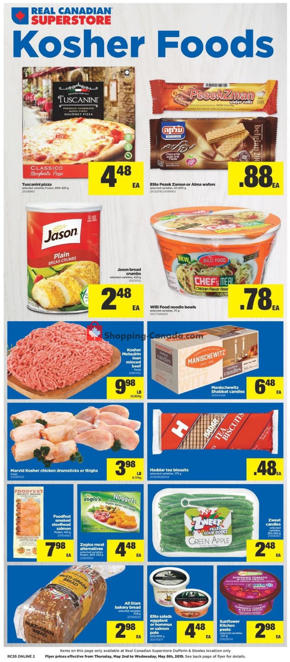 Real Canadian Superstore flyer from Thursday May 2, 2019 to Wednesday May 8, 2019 - page 1