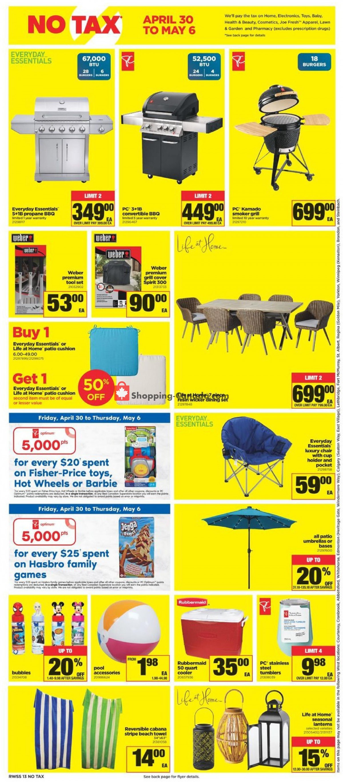 Real Canadian Superstore flyer from Friday April 30, 2021 to Thursday May 6, 2021 - page 14