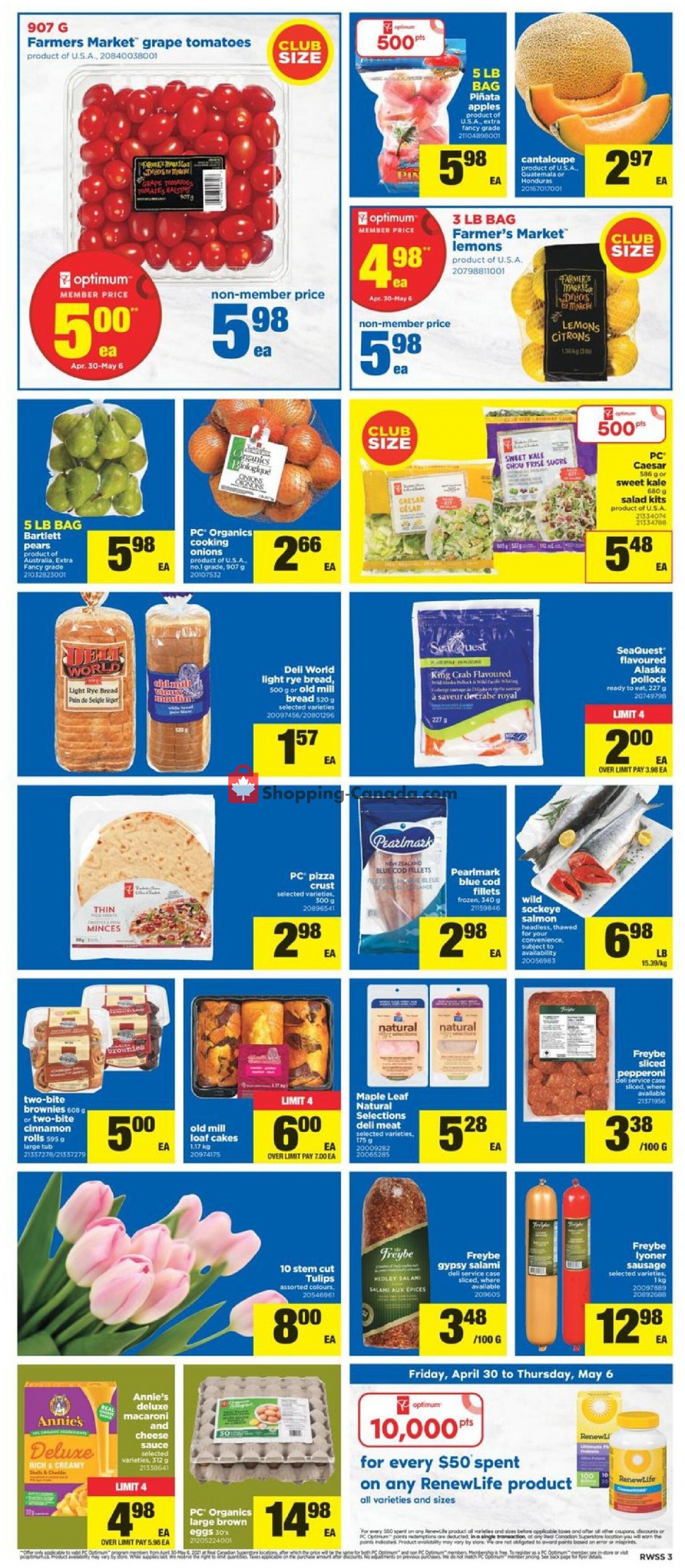 Real Canadian Superstore flyer from Friday April 30, 2021 to Thursday May 6, 2021 - page 3