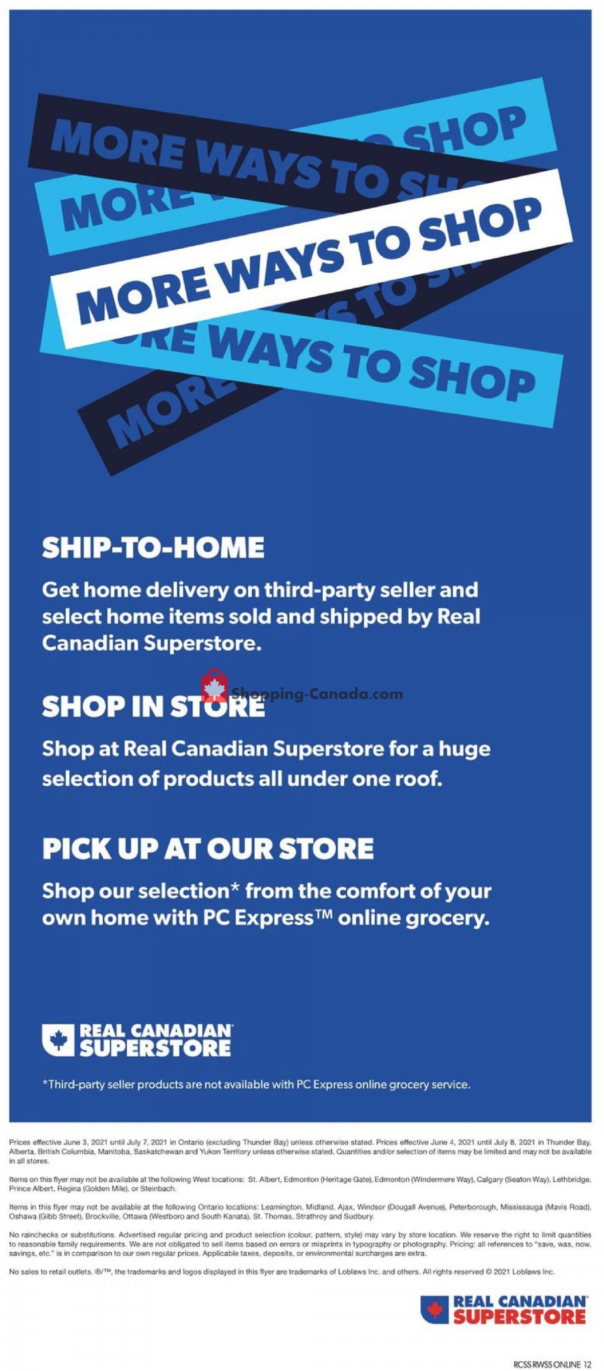 Real Canadian Superstore flyer from Friday June 4, 2021 to Thursday July 8, 2021 - page 12