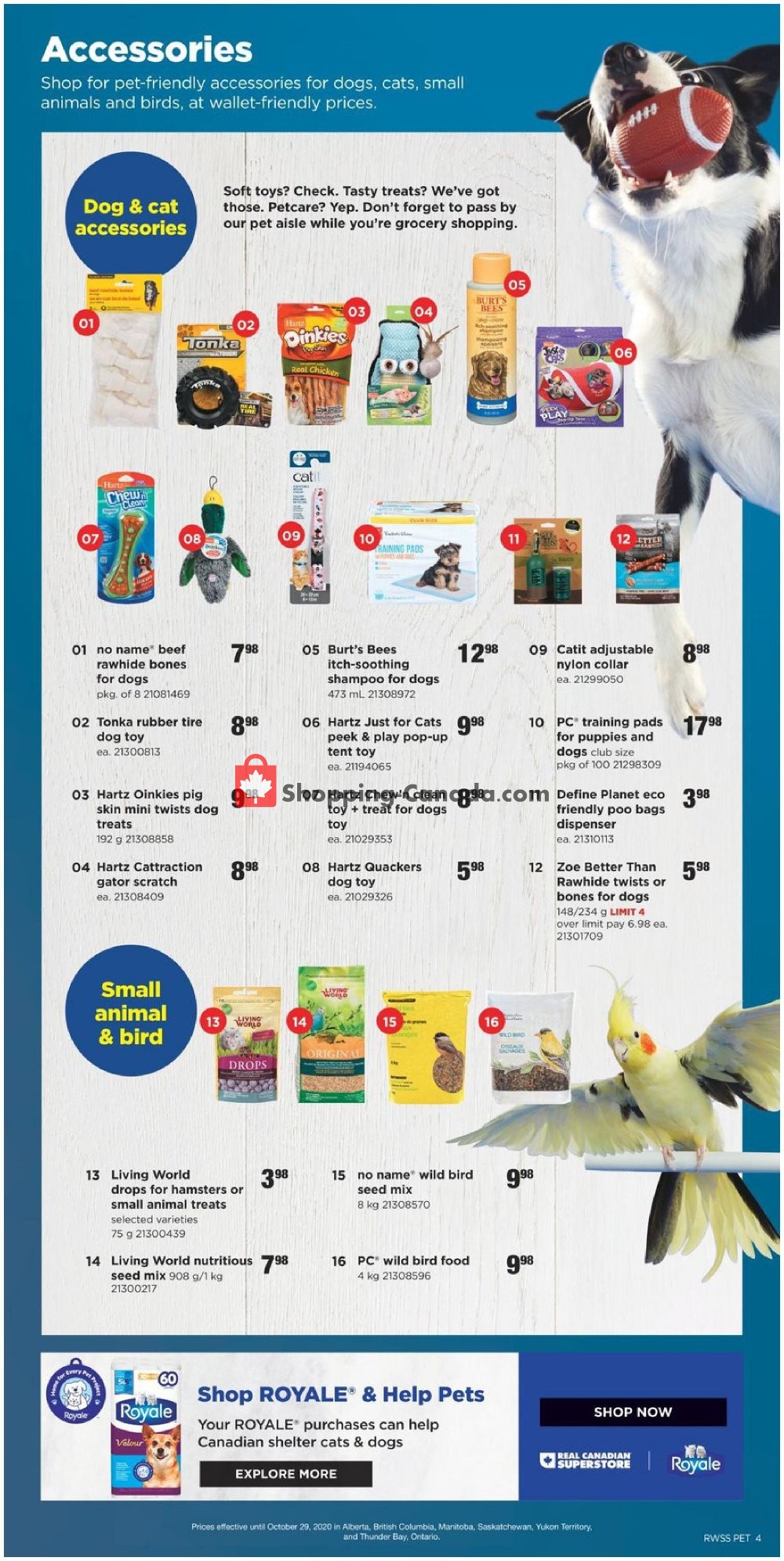 Real Canadian Superstore flyer from Friday October 2, 2020 to Thursday October 29, 2020 - page 4