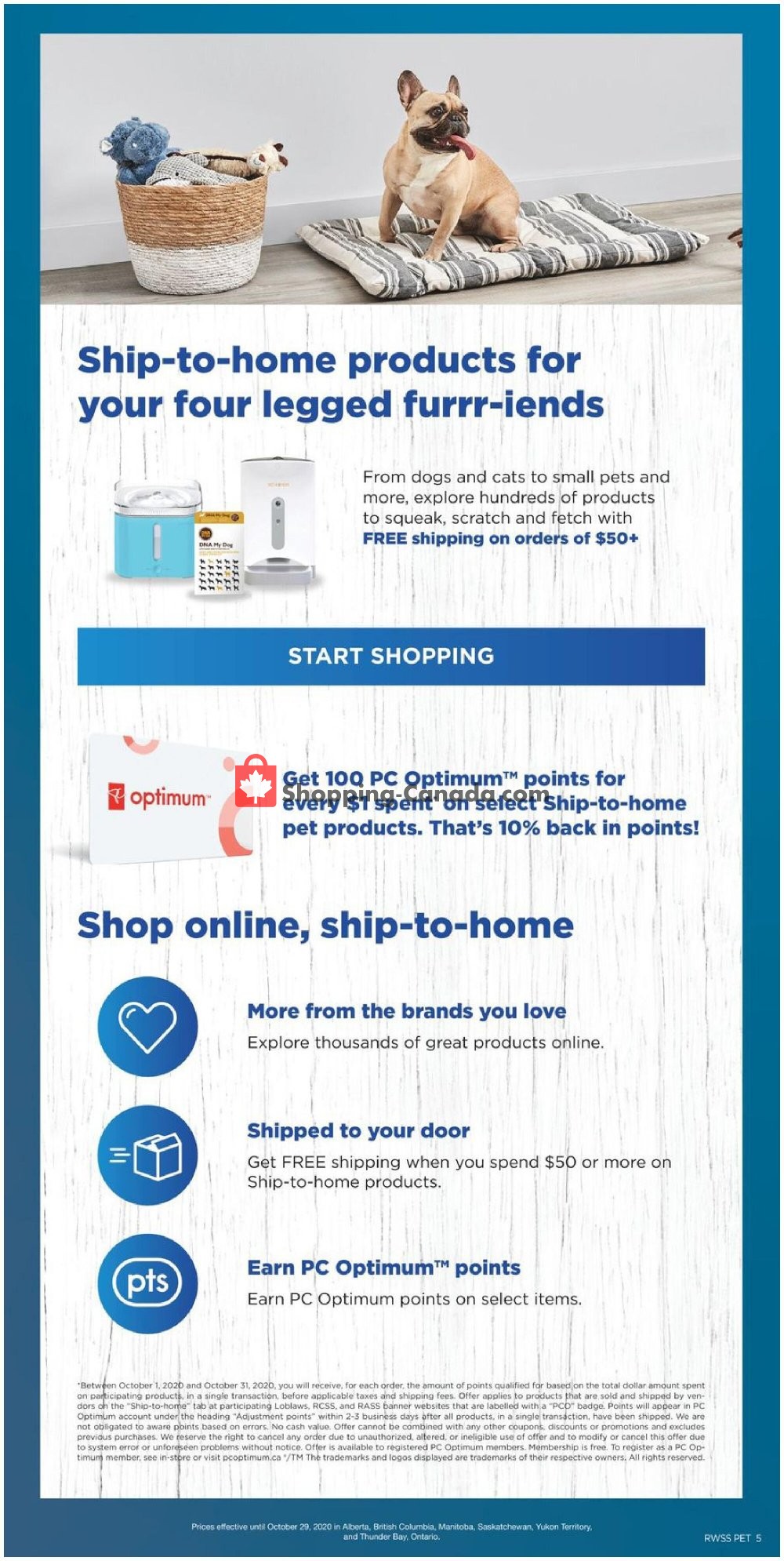 Real Canadian Superstore flyer from Friday October 2, 2020 to Thursday October 29, 2020 - page 5