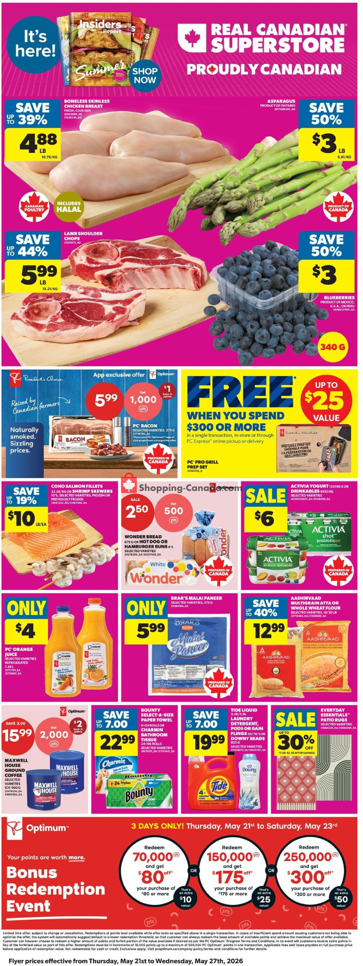 Real Canadian Superstore flyer from Thursday May 21, 2026 to Wednesday May 27, 2026 - page 4