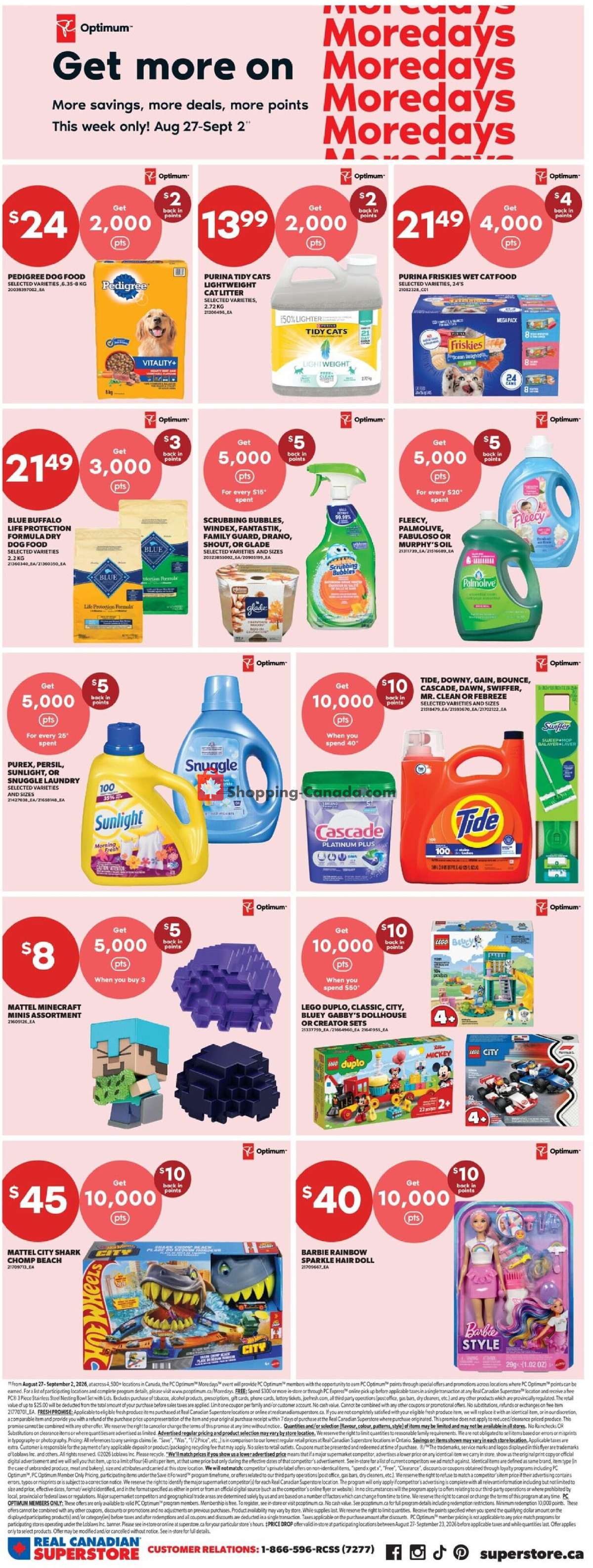 Real Canadian Superstore flyer from Thursday August 27, 2026 to Wednesday September 2, 2026 - page 12