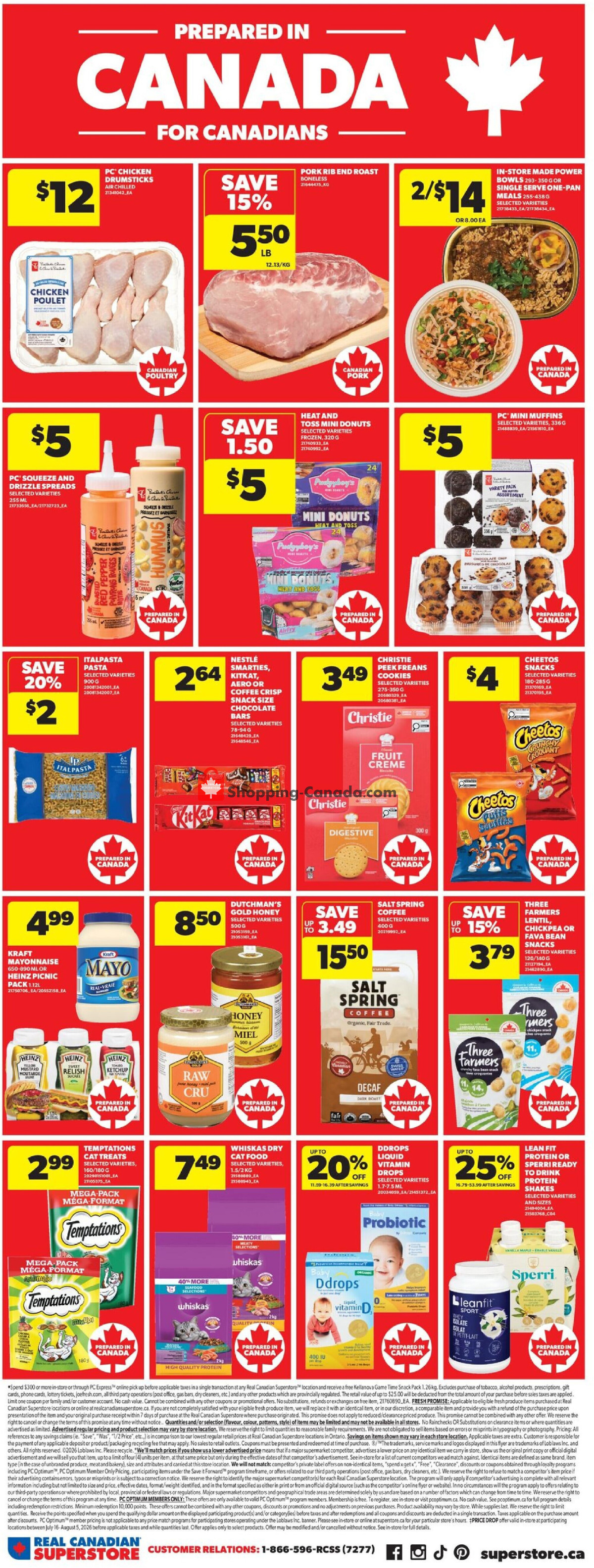 Real Canadian Superstore flyer from Thursday July 23, 2026 to Wednesday July 29, 2026 - page 8
