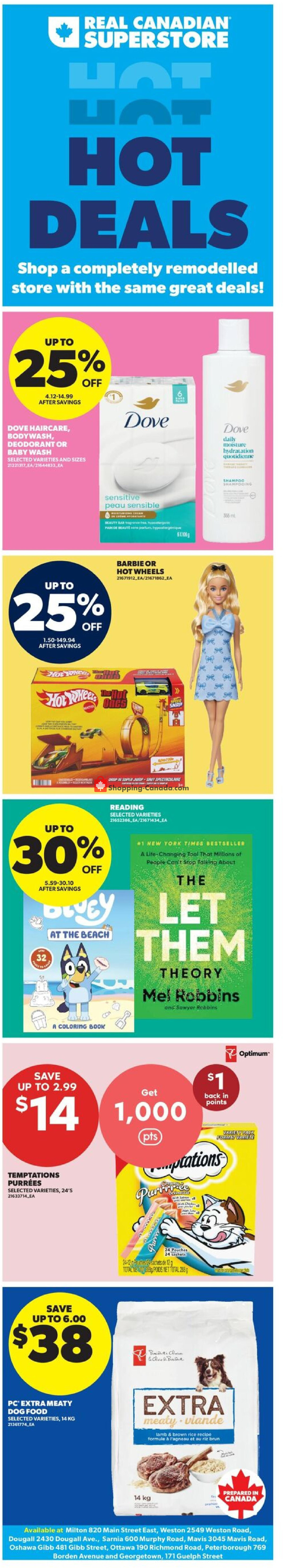 Real Canadian Superstore flyer from Thursday August 20, 2026 to Wednesday August 26, 2026 - page 1