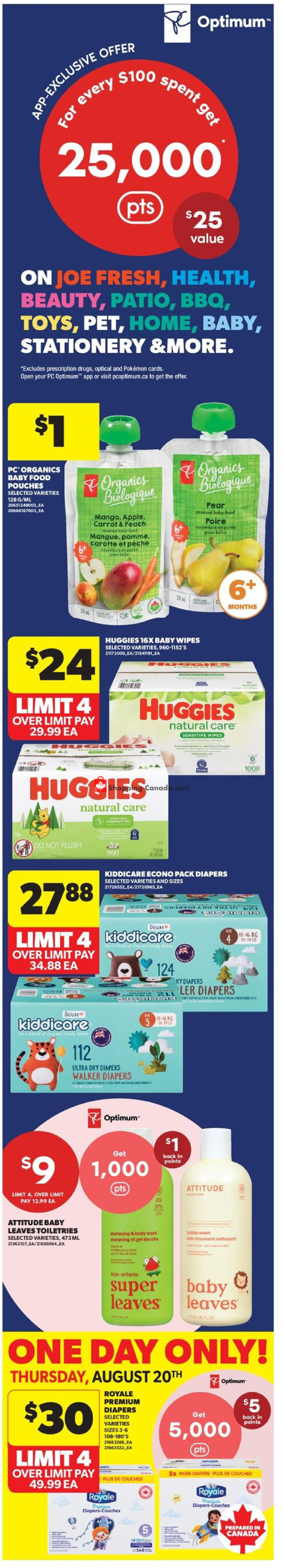 Real Canadian Superstore flyer from Thursday August 20, 2026 to Wednesday August 26, 2026 - page 2