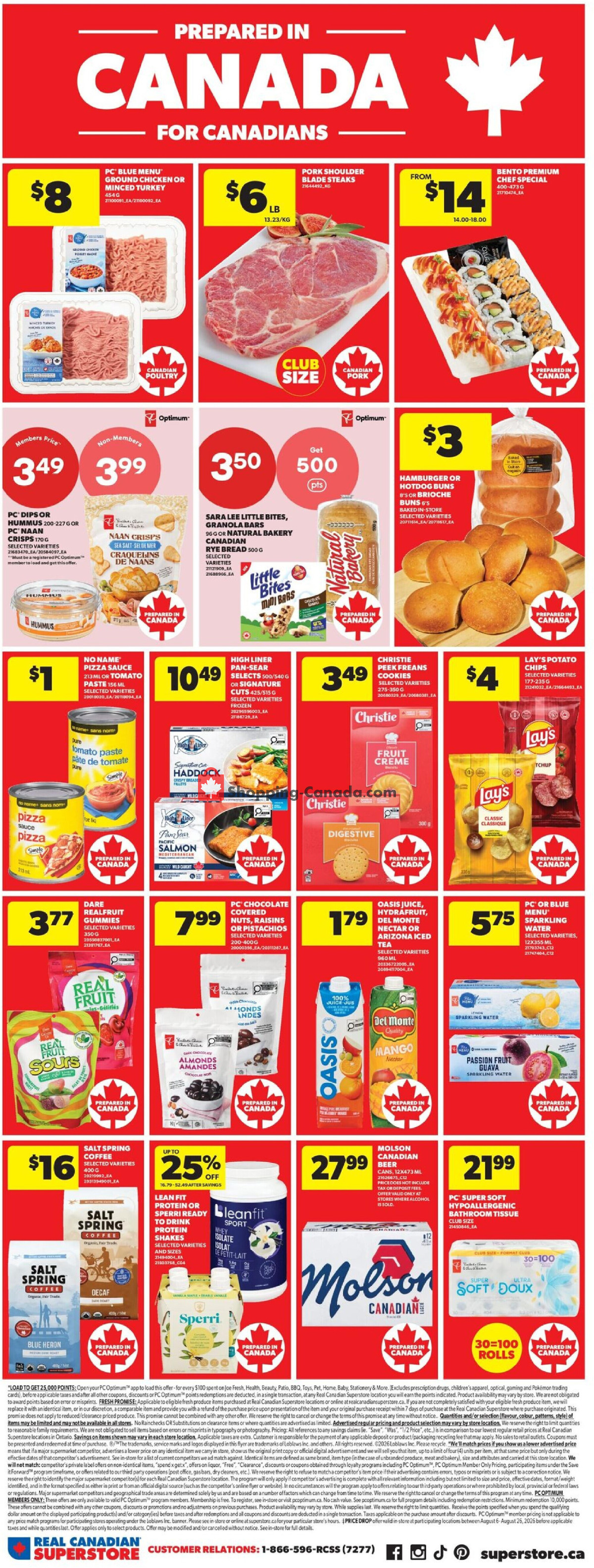 Real Canadian Superstore flyer from Thursday August 20, 2026 to Wednesday August 26, 2026 - page 8