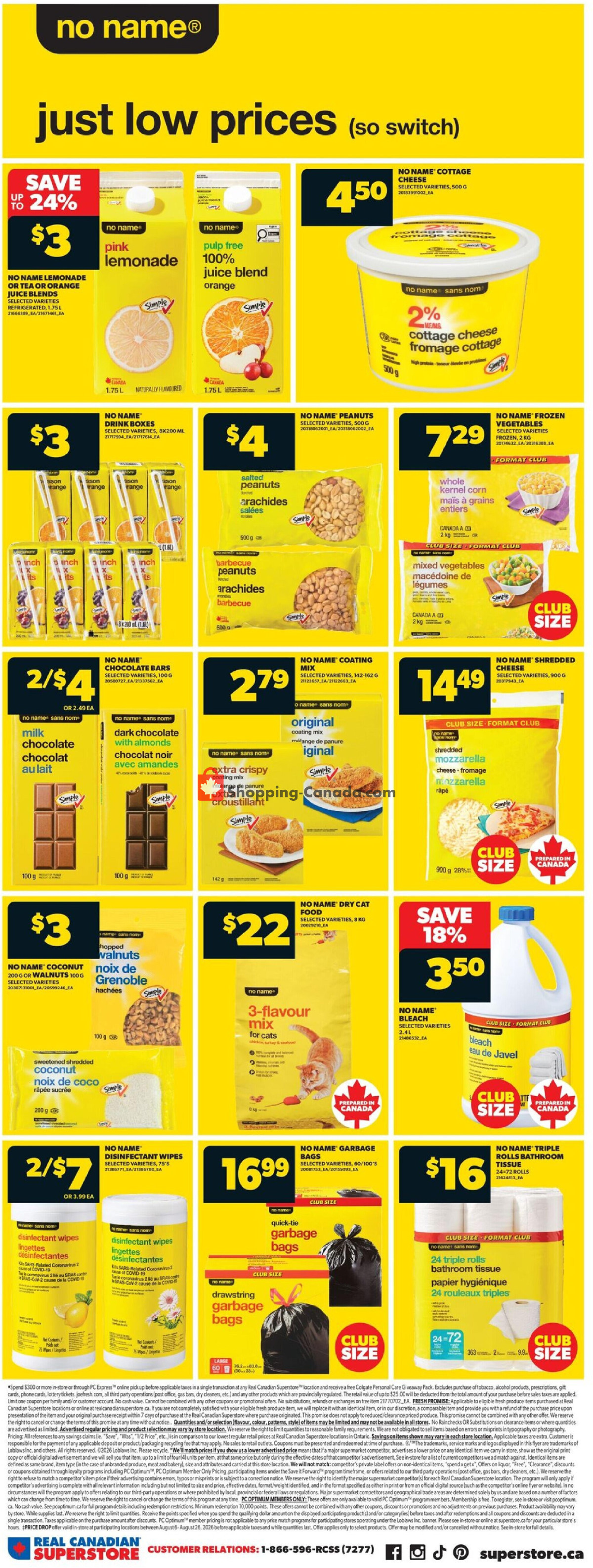 Real Canadian Superstore flyer from Thursday August 6, 2026 to Wednesday August 12, 2026 - page 10