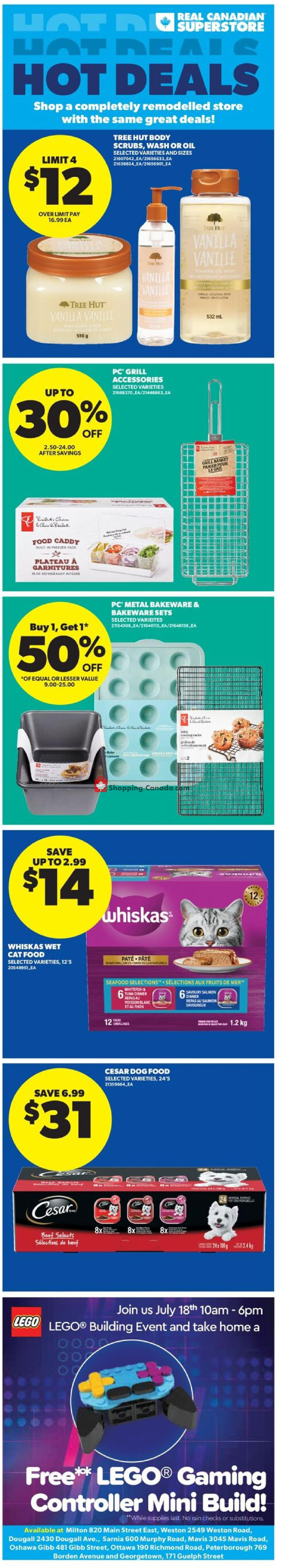 Real Canadian Superstore flyer from Thursday July 16, 2026 to Wednesday July 22, 2026 - page 1