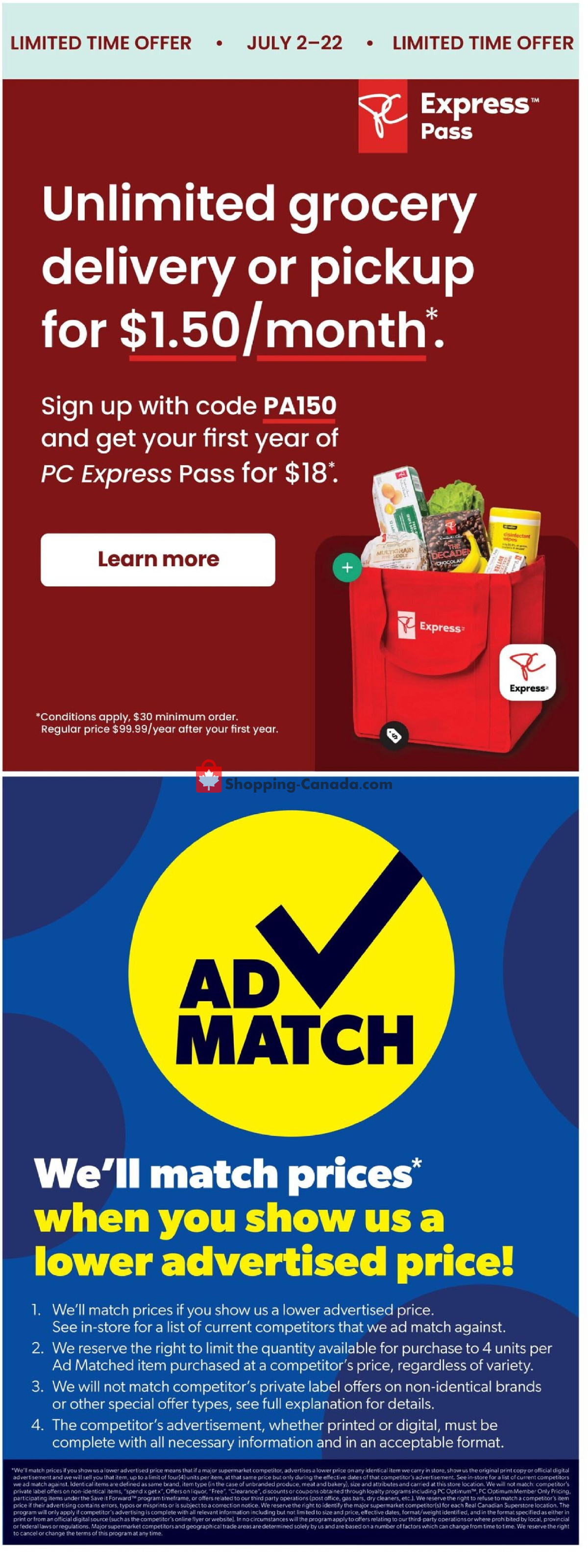 Real Canadian Superstore flyer from Thursday July 16, 2026 to Wednesday July 22, 2026 - page 39