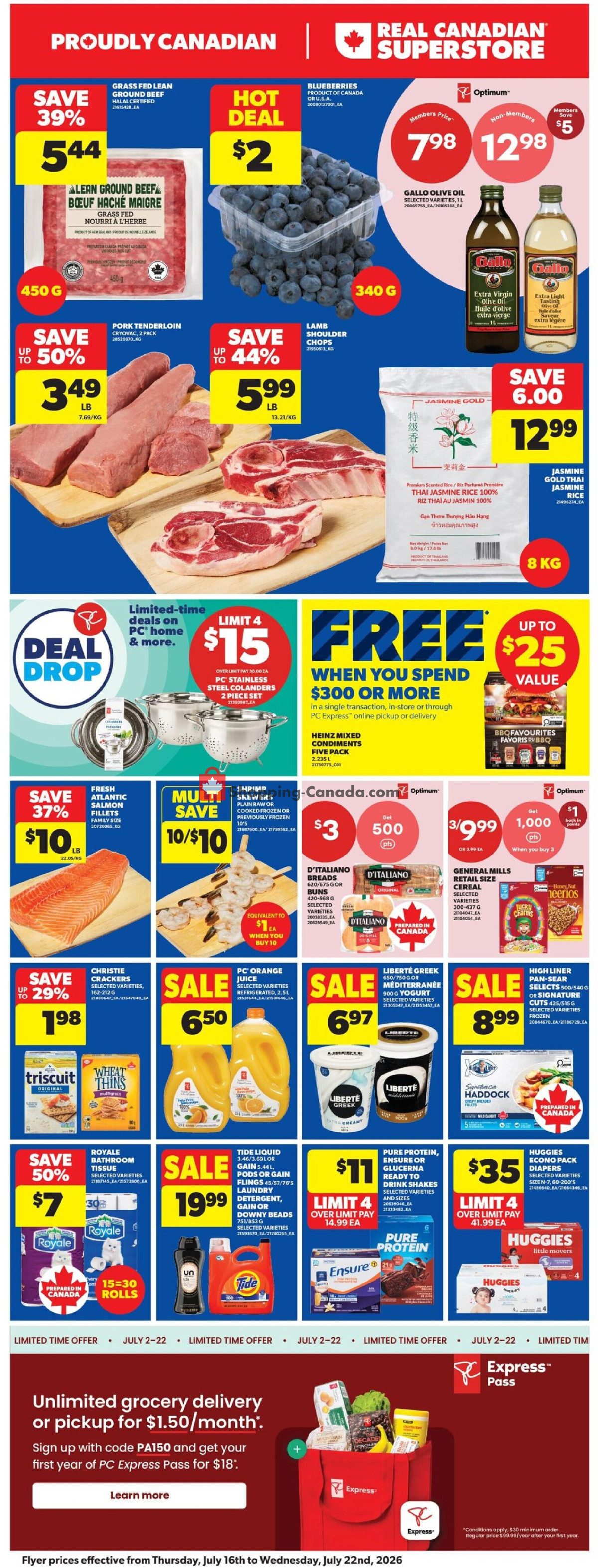 Real Canadian Superstore flyer from Thursday July 16, 2026 to Wednesday July 22, 2026 - page 4