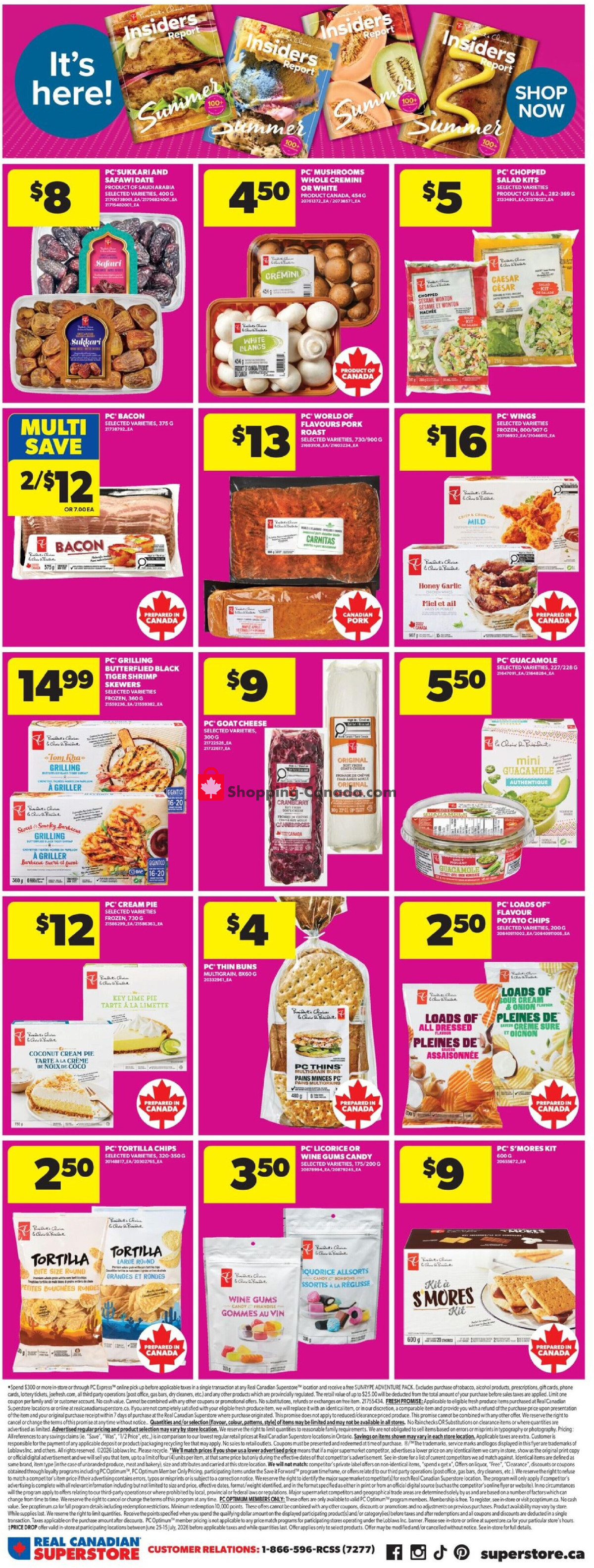 Real Canadian Superstore flyer from Thursday July 2, 2026 to Wednesday July 8, 2026 - page 12
