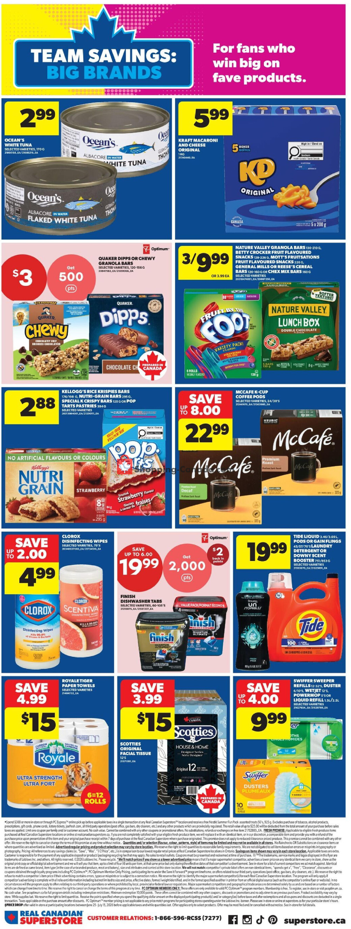 Real Canadian Superstore flyer from Thursday July 9, 2026 to Wednesday July 15, 2026 - page 19