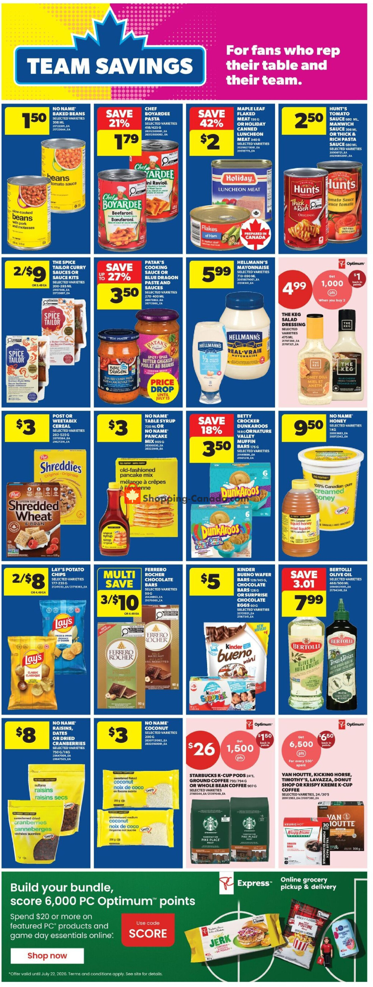 Real Canadian Superstore flyer from Thursday July 9, 2026 to Wednesday July 15, 2026 - page 22